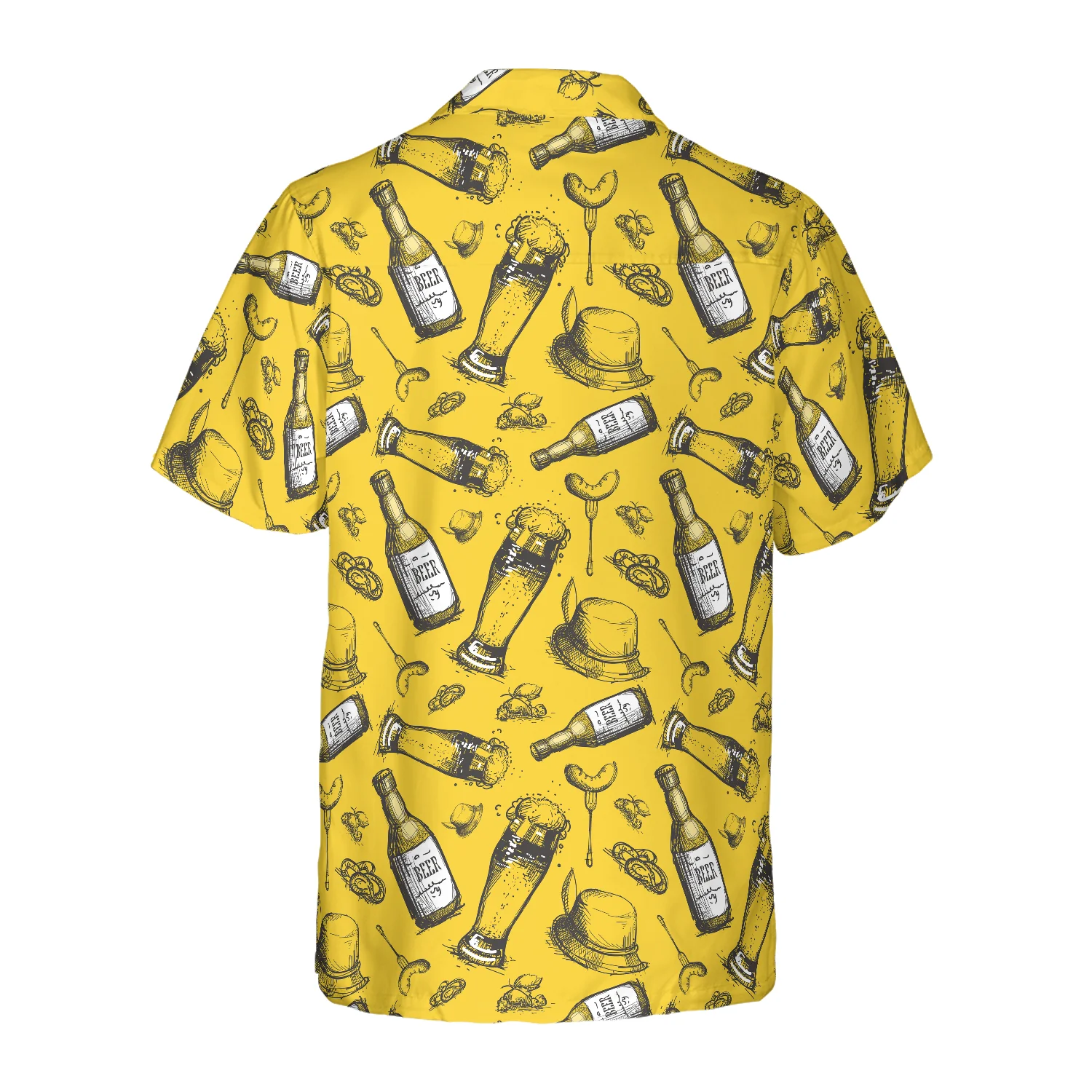 Beer Bottle Hawaiian Shirt Aloha Shirt For Men and Women