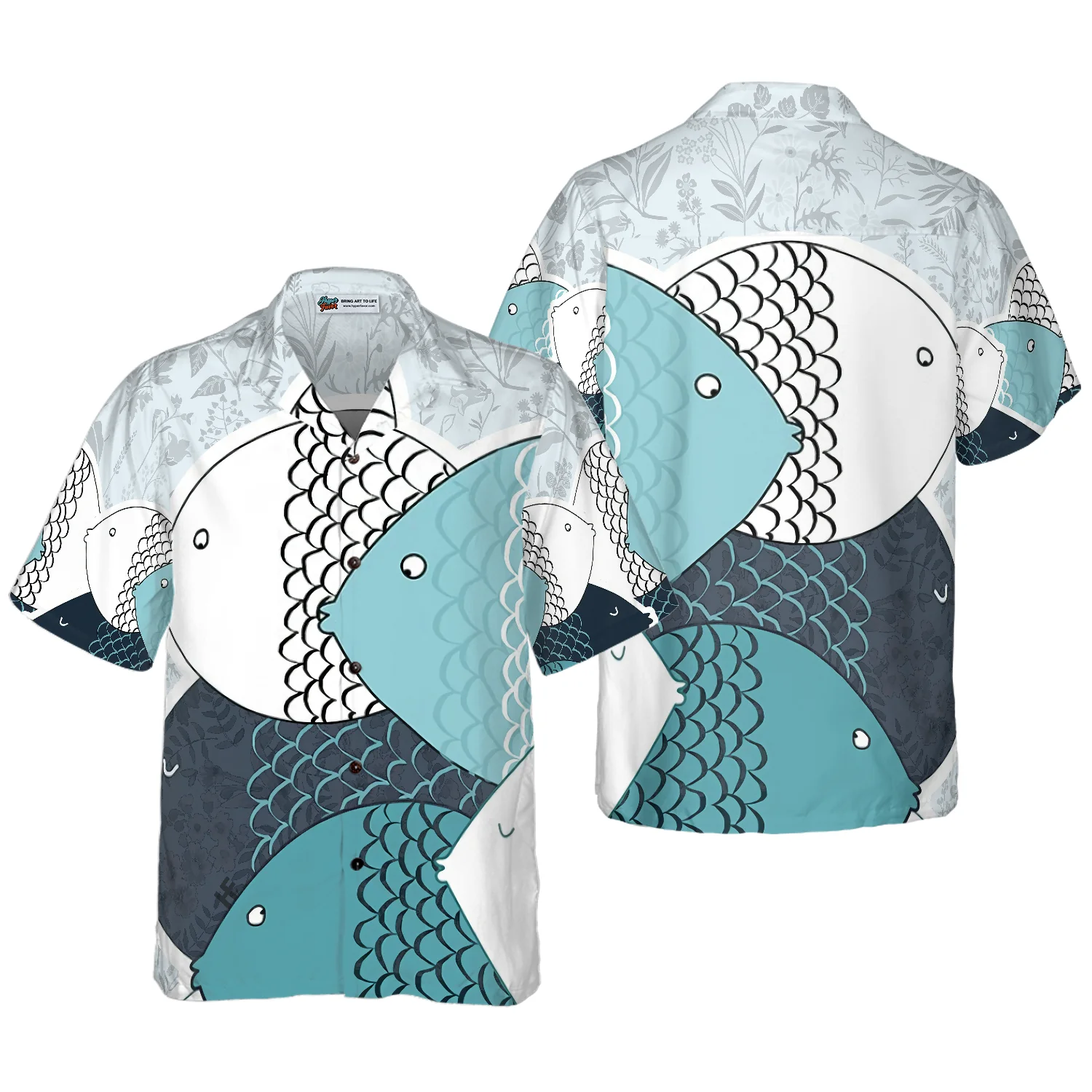 Thousand Fish In The Sea Hawaiian Shirt Aloha Shirt For Men and Women