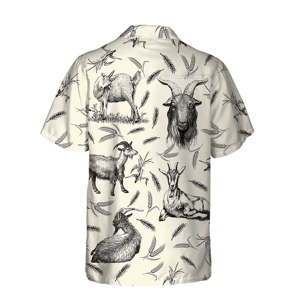 Goat Farm Lovers Hawaiian Shirt Vintage Goat Shirt Aloha Shirt For Men and Women