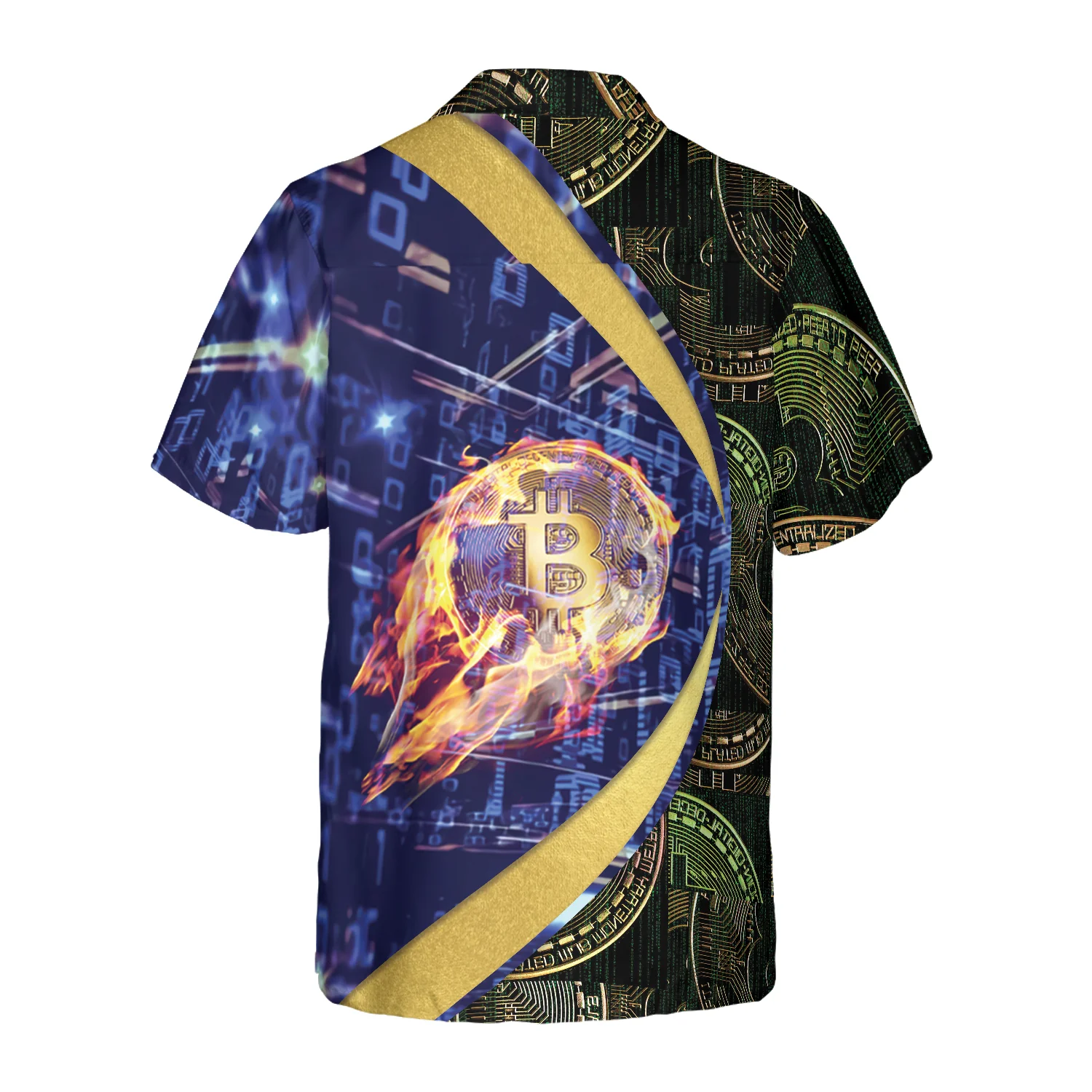 Bitcoin Block Chain Hawaiian Shirt Aloha Shirt For Men and Women