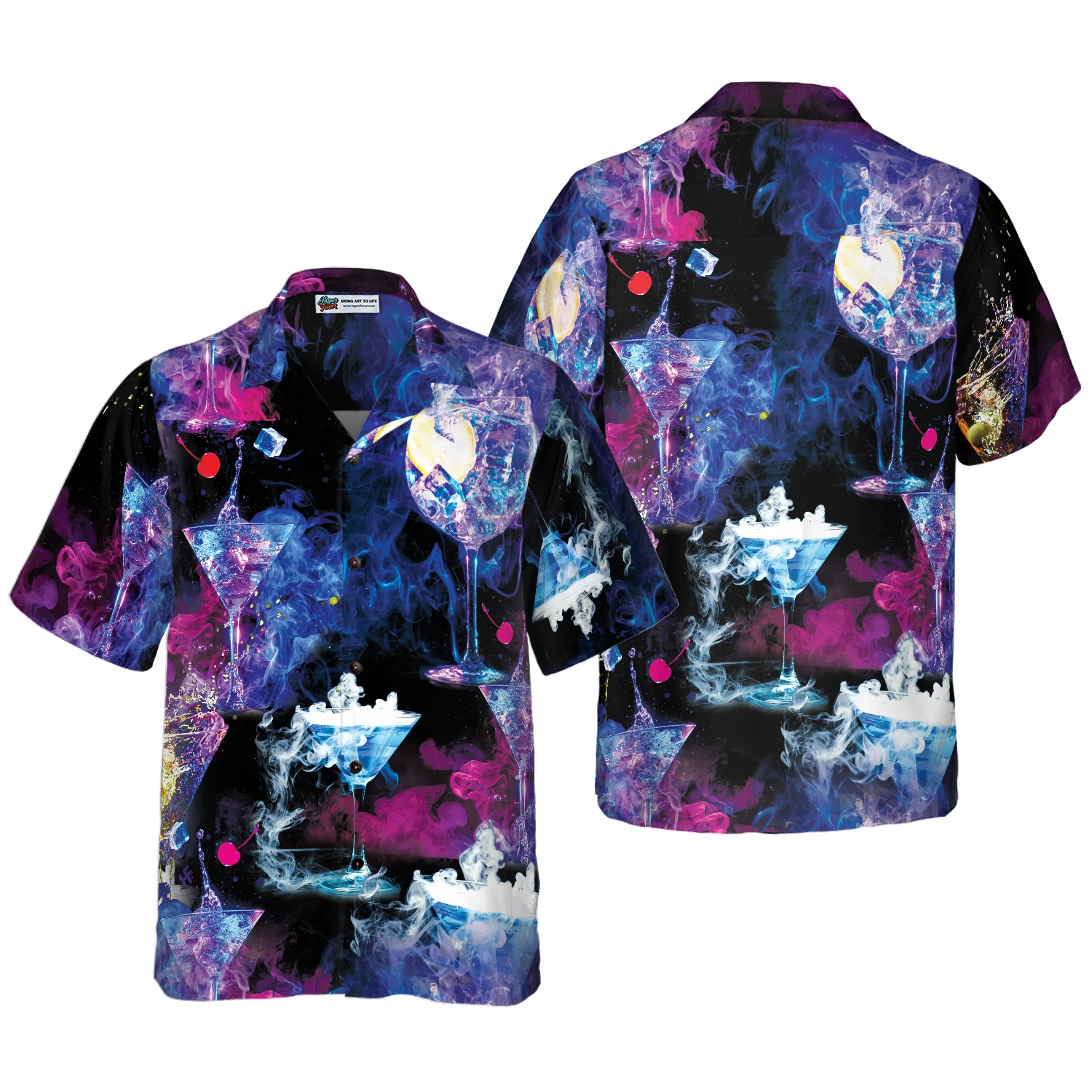 Cocktail Bartender Hawaiian Shirt Aloha Shirt For Men and Women