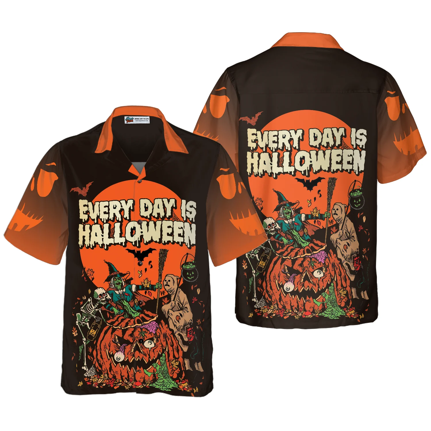 Everyday Is Halloween Shirt Hawaiian Shirt Aloha Shirt For Men and Women