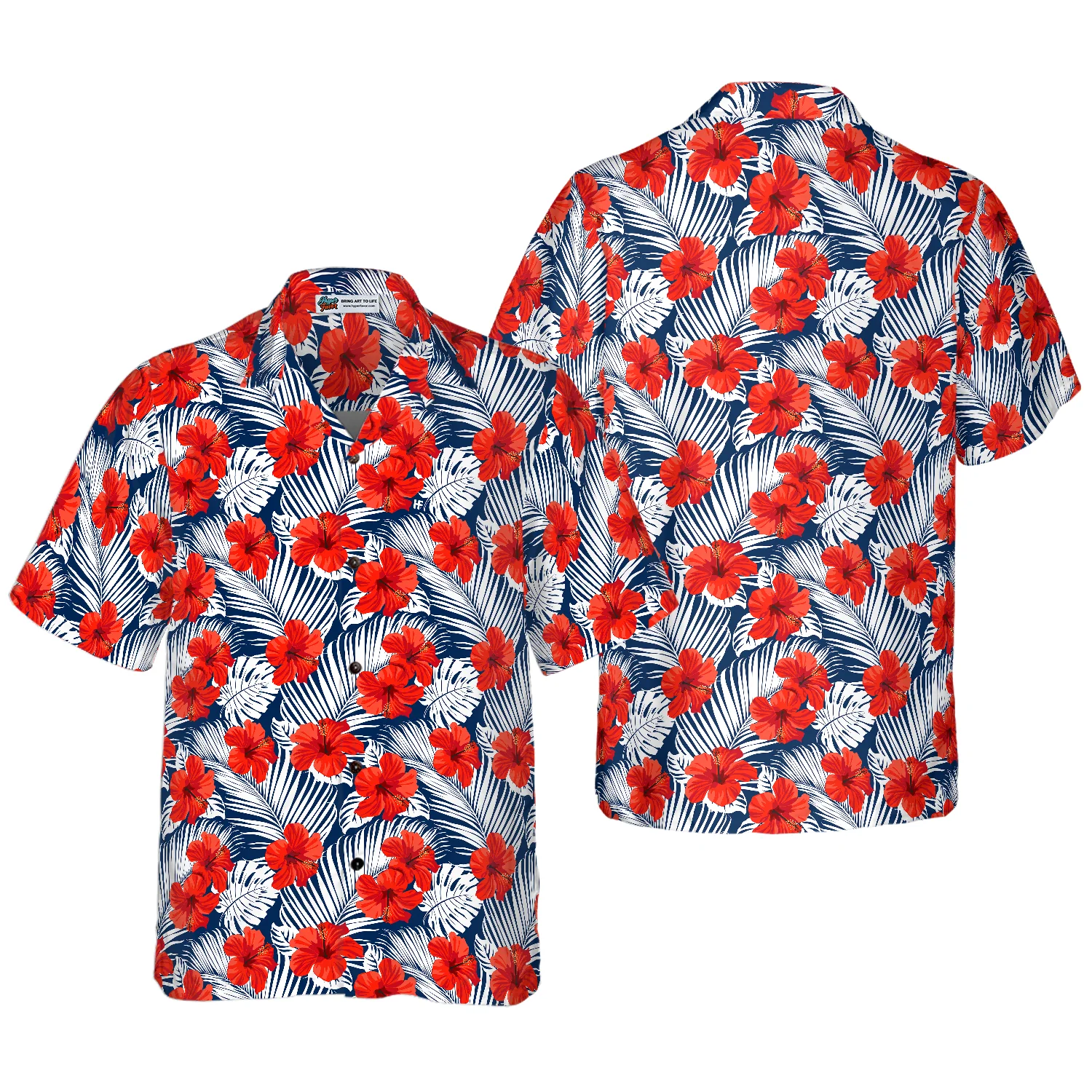 Tropical Seamless Pattern 3 Hawaiian Shirt Aloha Shirt For Men and Women