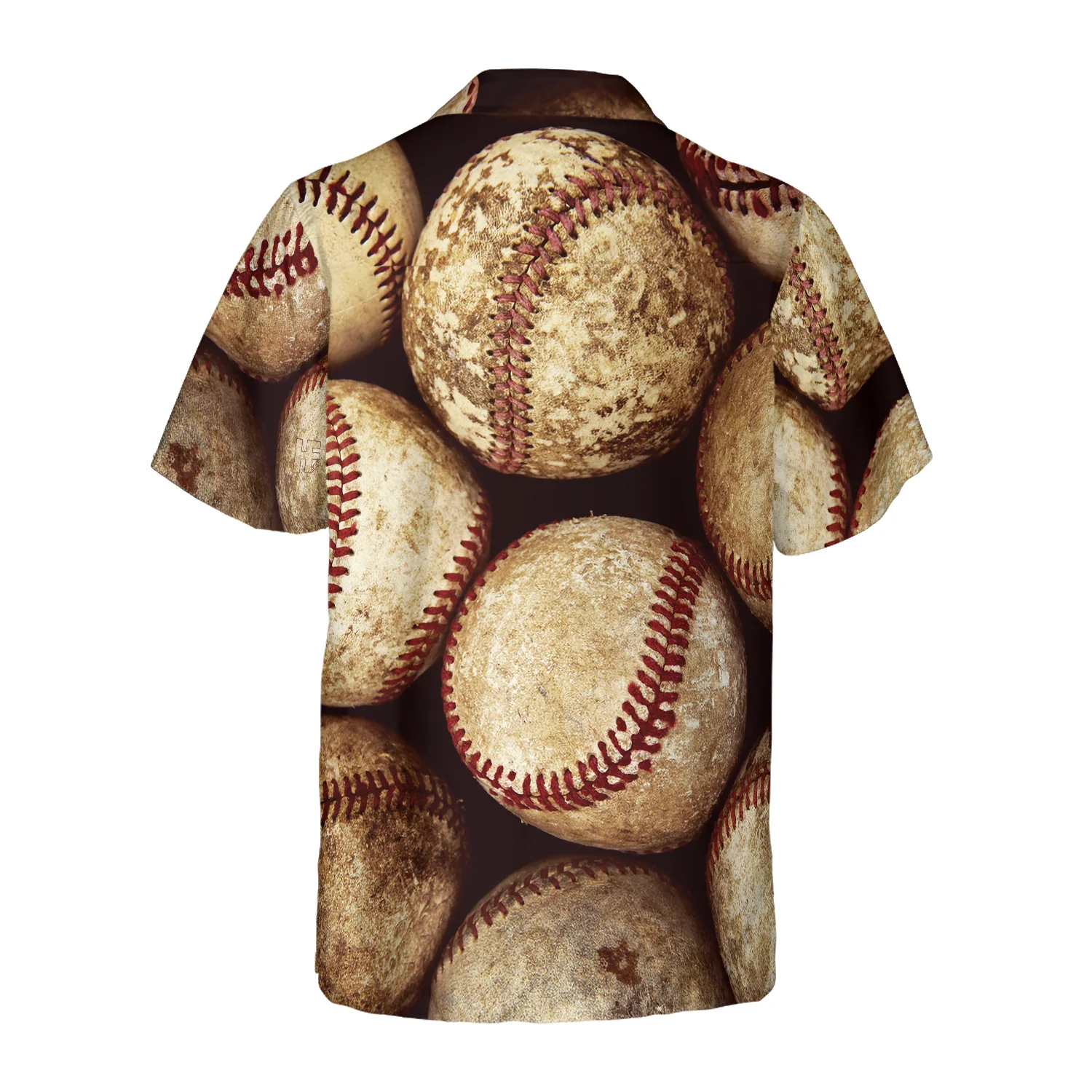 Vintage Baseball Ball Hawaiian Shirt Aloha Shirt For Men and Women