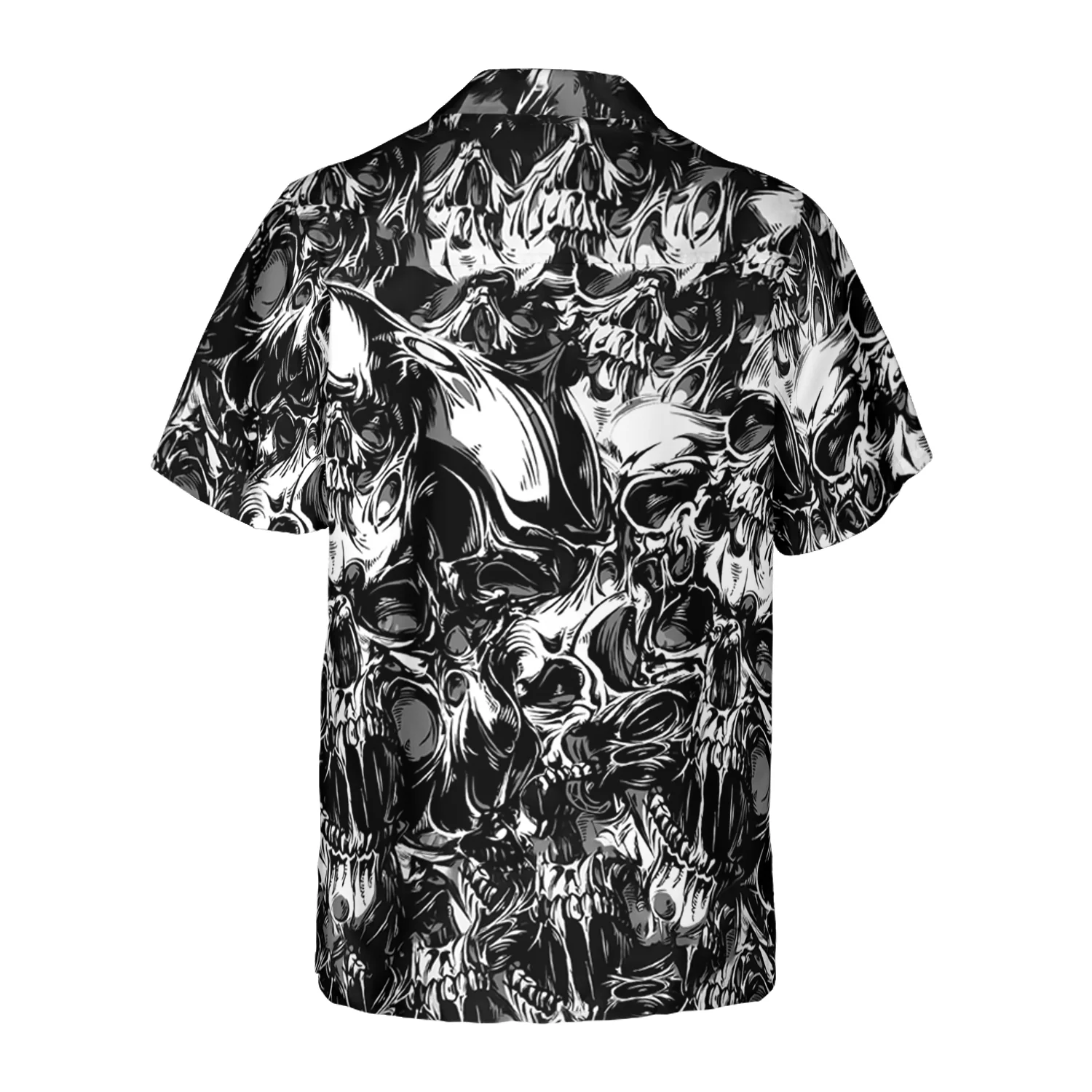 3D Skull Pattern Hawaiian Shirt Aloha Shirt For Men and Women