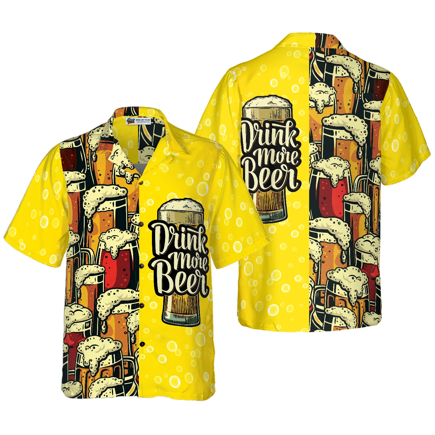 Drink More Beer Hawaiian Shirt Aloha Shirt For Men and Women