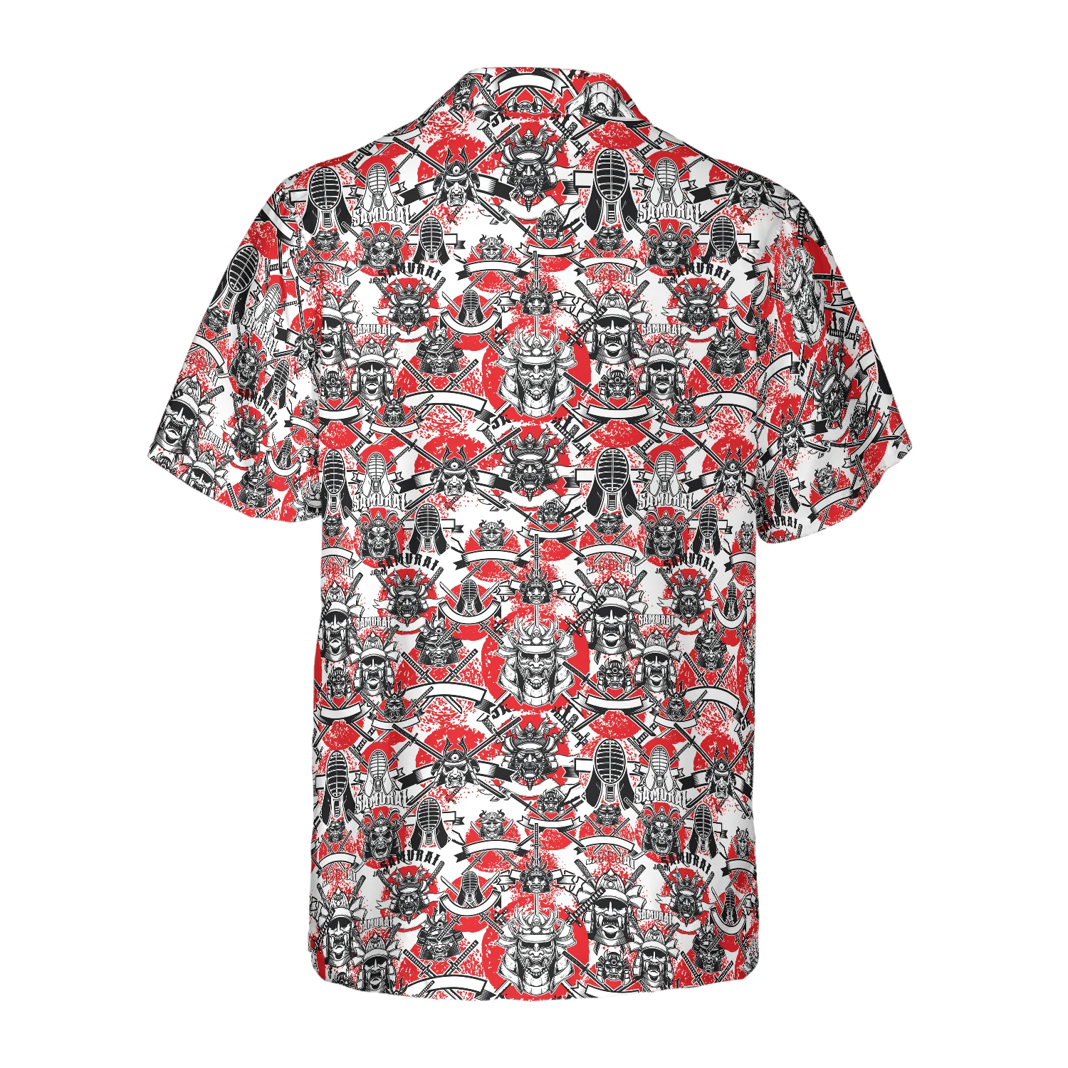 Samurai Hawaiian Shirt Aloha Shirt For Men and Women