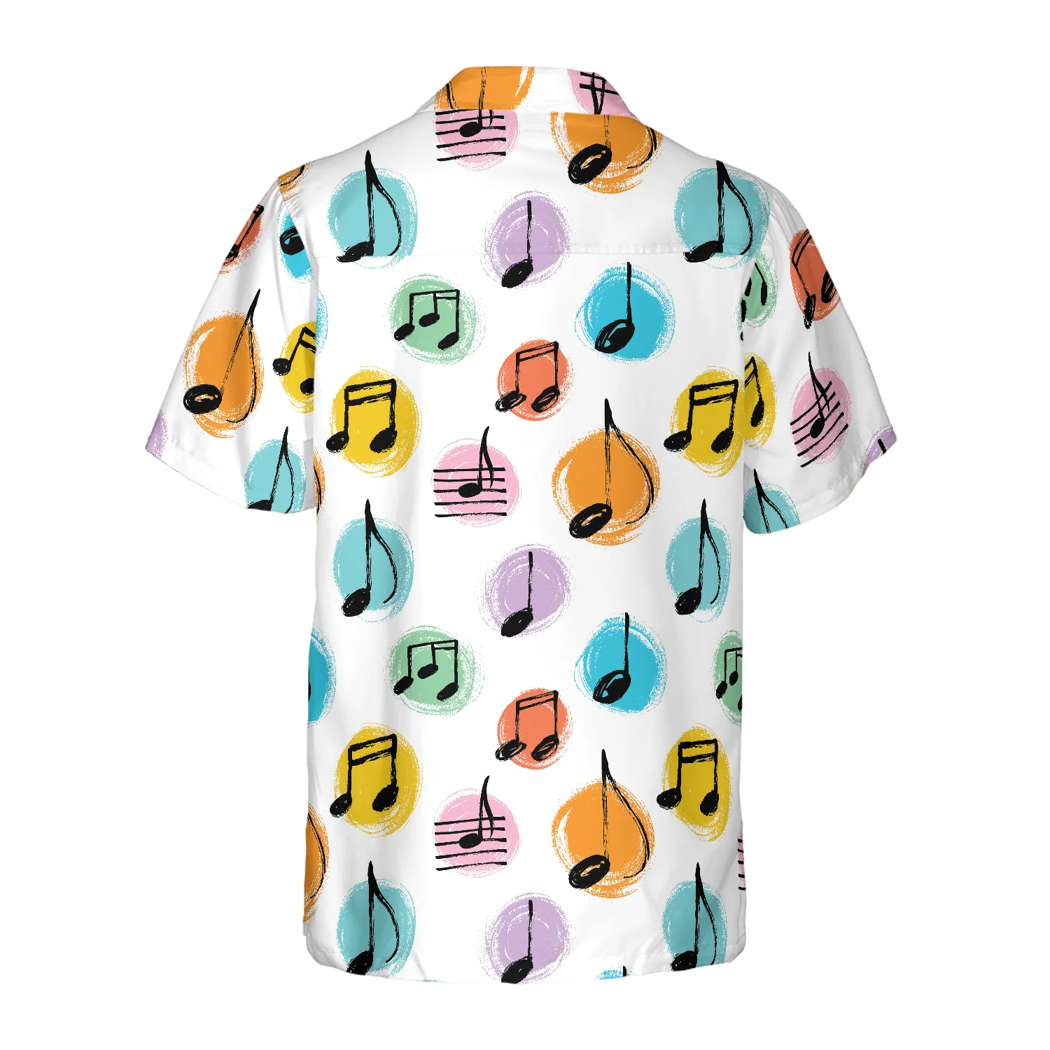 Music Note Seamless Pattern Hawaiian Shirt Aloha Shirt For Men and Women