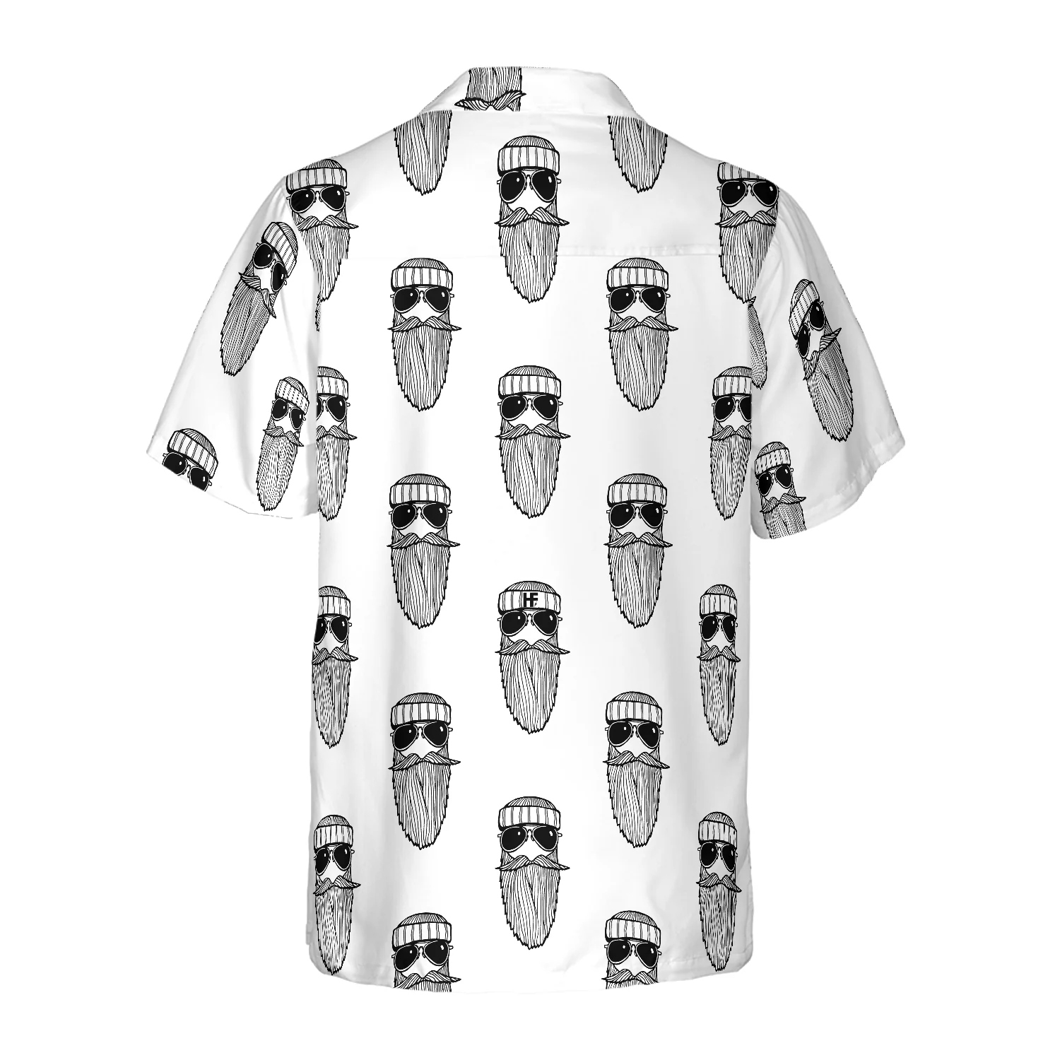 Beard Seamless Pattern Hawaiian Shirt Aloha Shirt For Men and Women