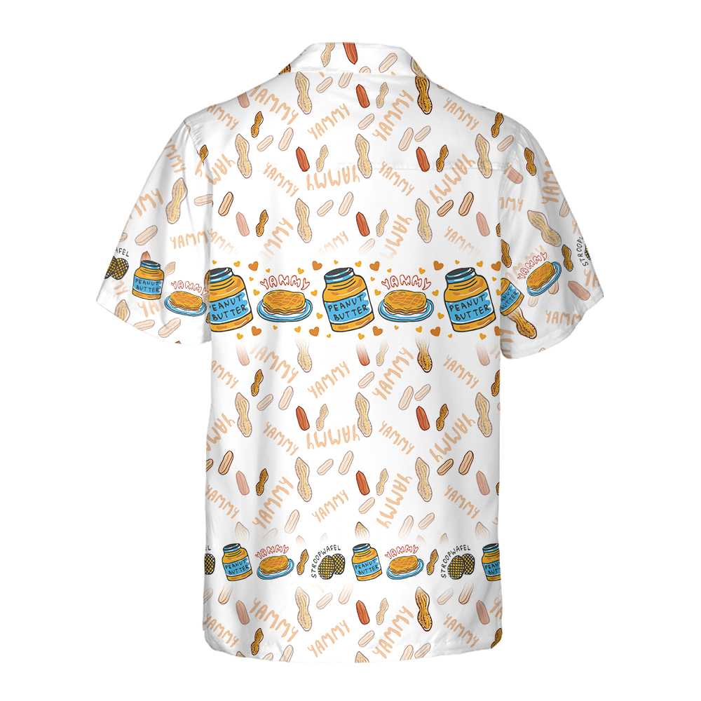 Yammy Peanut Butter V2 Hawaiian Shirt Funny Peanut Butter Shirt Gift For Peanut Butter Lovers Aloha Shirt For Men and Women