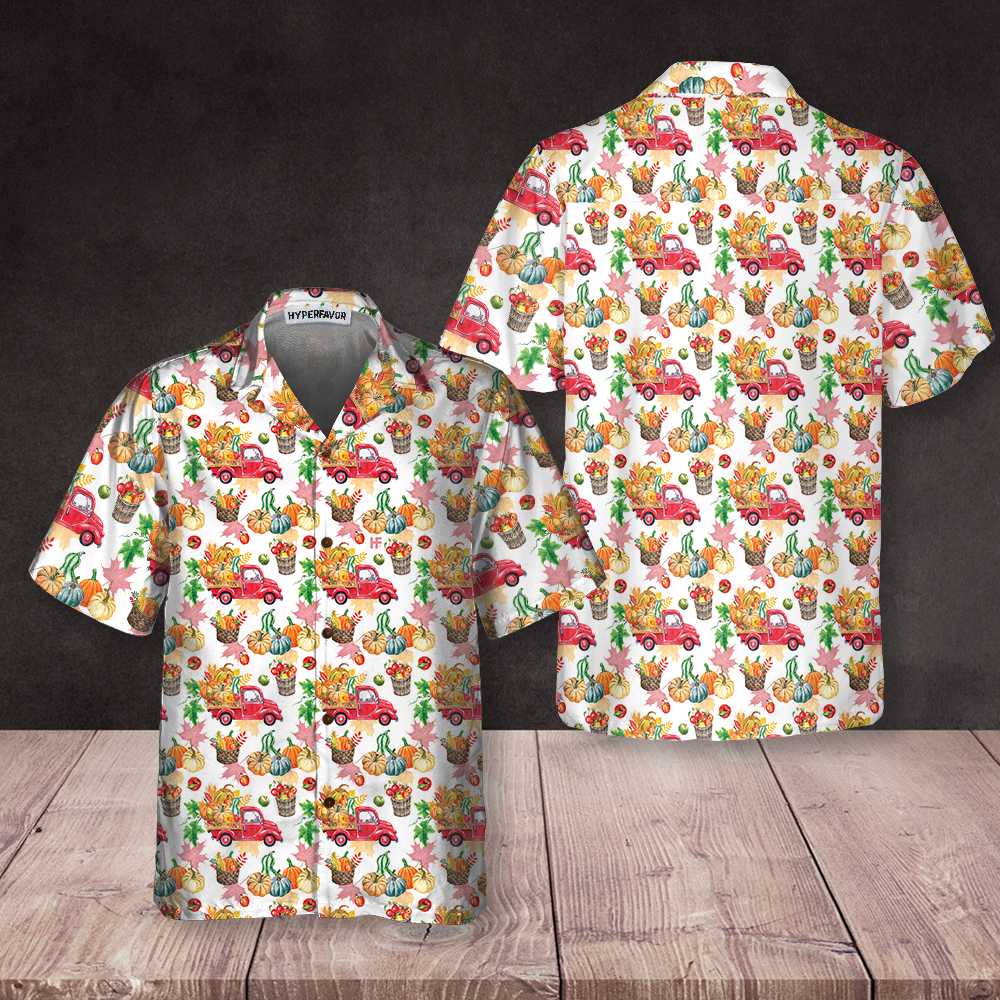 Farmer Fall Halloween Hawaiian Shirt Cute Farm Life Shirt Best Gift For Farmers Aloha Shirt For Men and Women