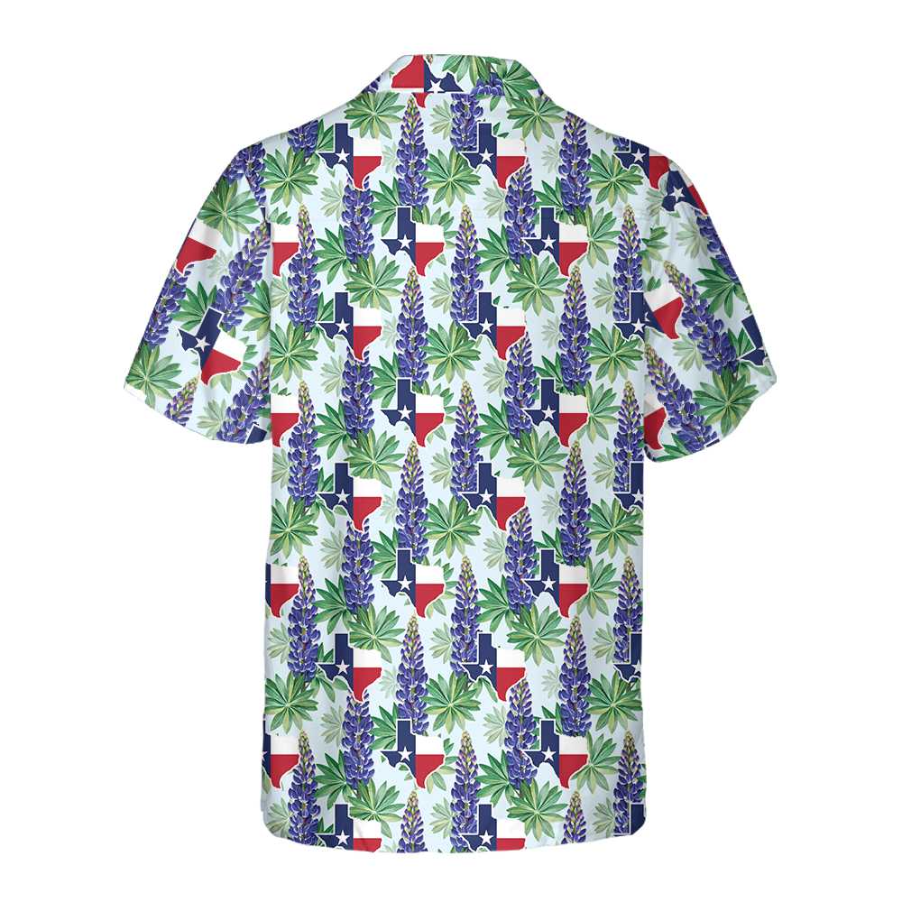 Texas Bluebonnet Hawaiian Shirt Unique Texas Shirt Gift For Texas Lovers Aloha Shirt For Men and Women