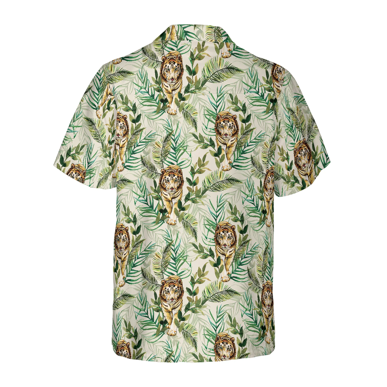 Tropical Jungle Tiger Shirt Hawaiian Shirt Aloha Shirt For Men and Women