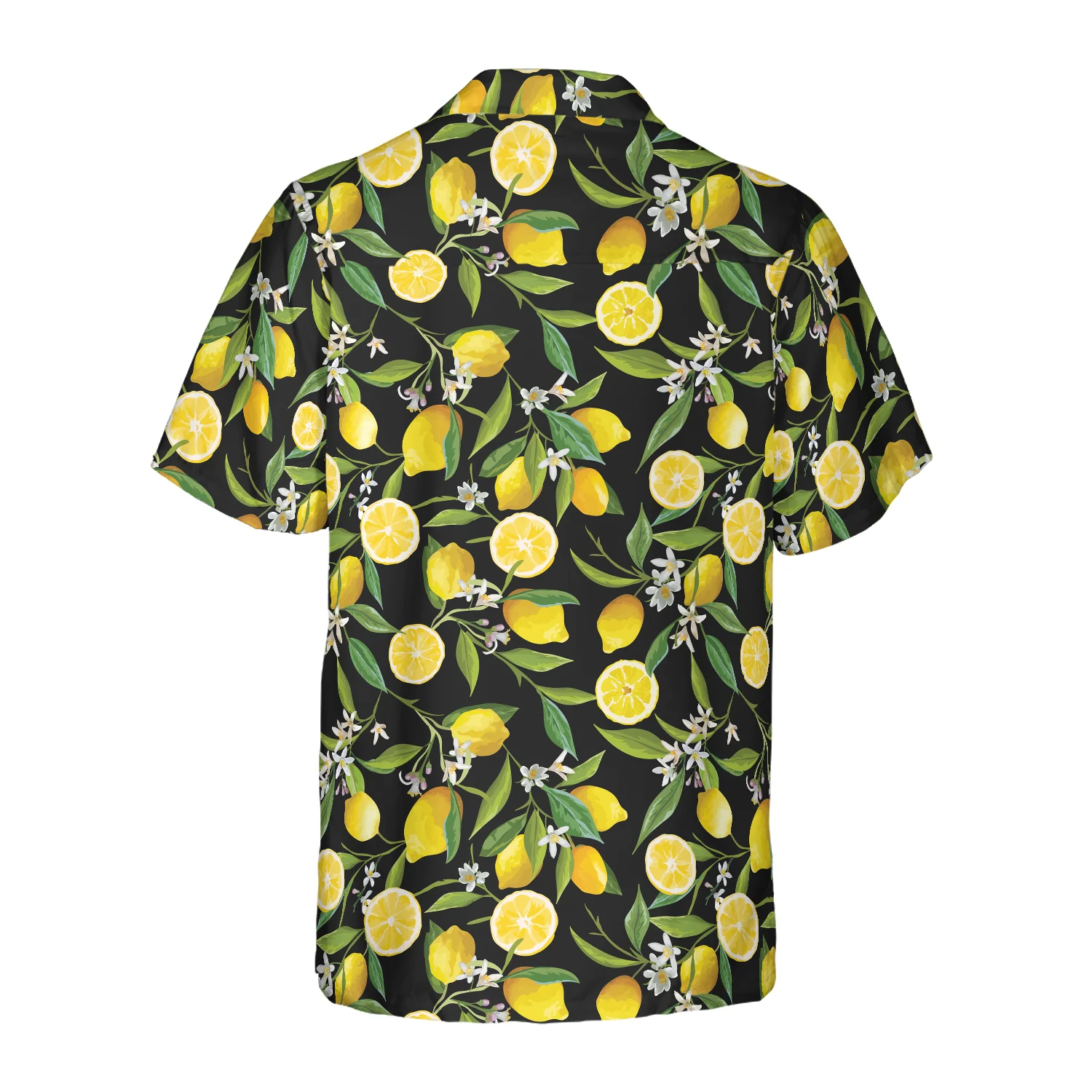 Summertime Watercolor Lemon Hawaiian Shirt Aloha Shirt For Men and Women