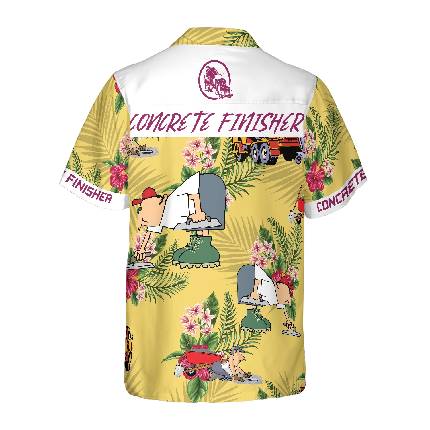 CONCRETE FINISHER Hawaiian Shirt Aloha Shirt For Men and Women