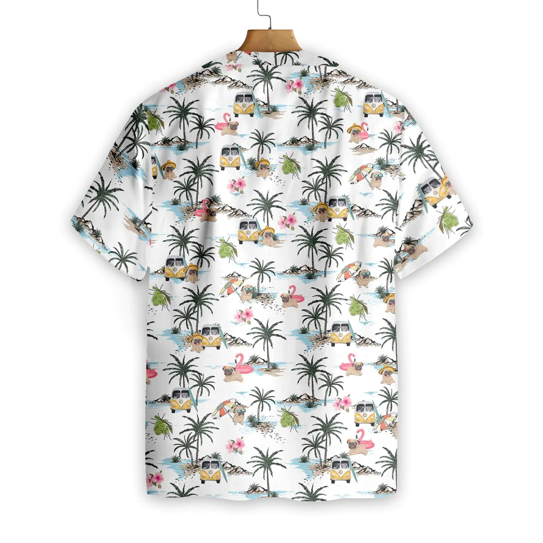 Pug hawaii Hawaiian Shirt Aloha Shirt For Men and Women