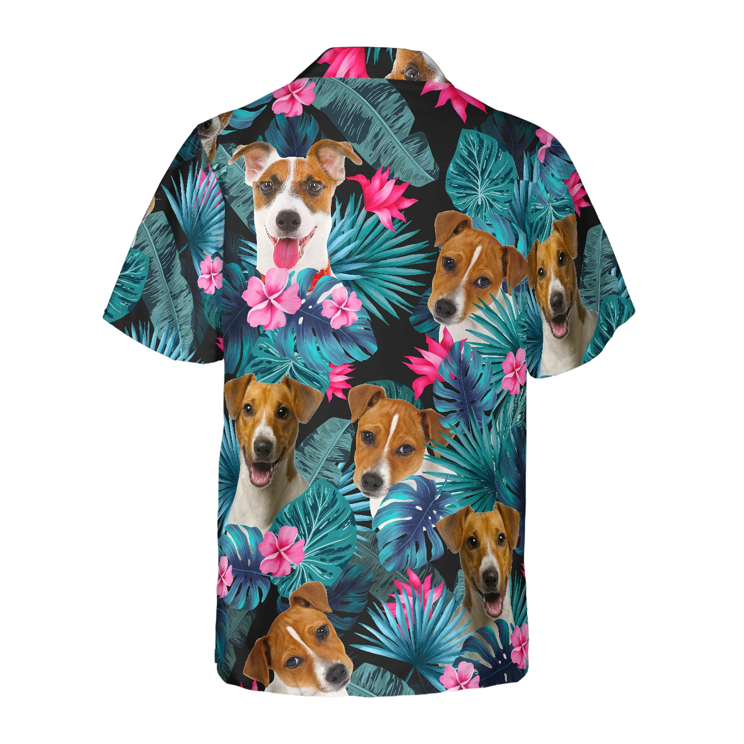 Tropical Jack Russell Terrier Hawaiian Shirt Aloha Shirt For Men and Women