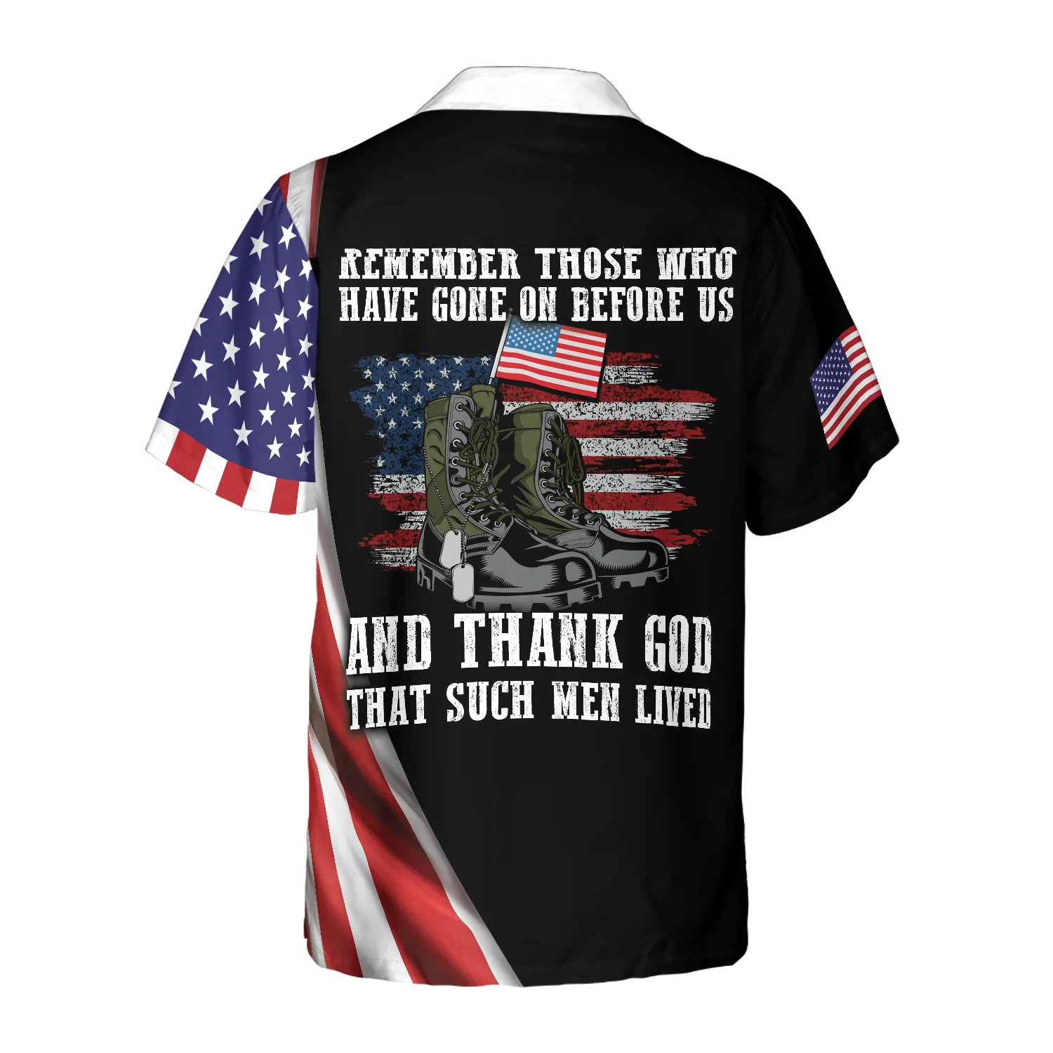 Remember Veterans And Thank God Hawaiian Shirt Aloha Shirt For Men and Women