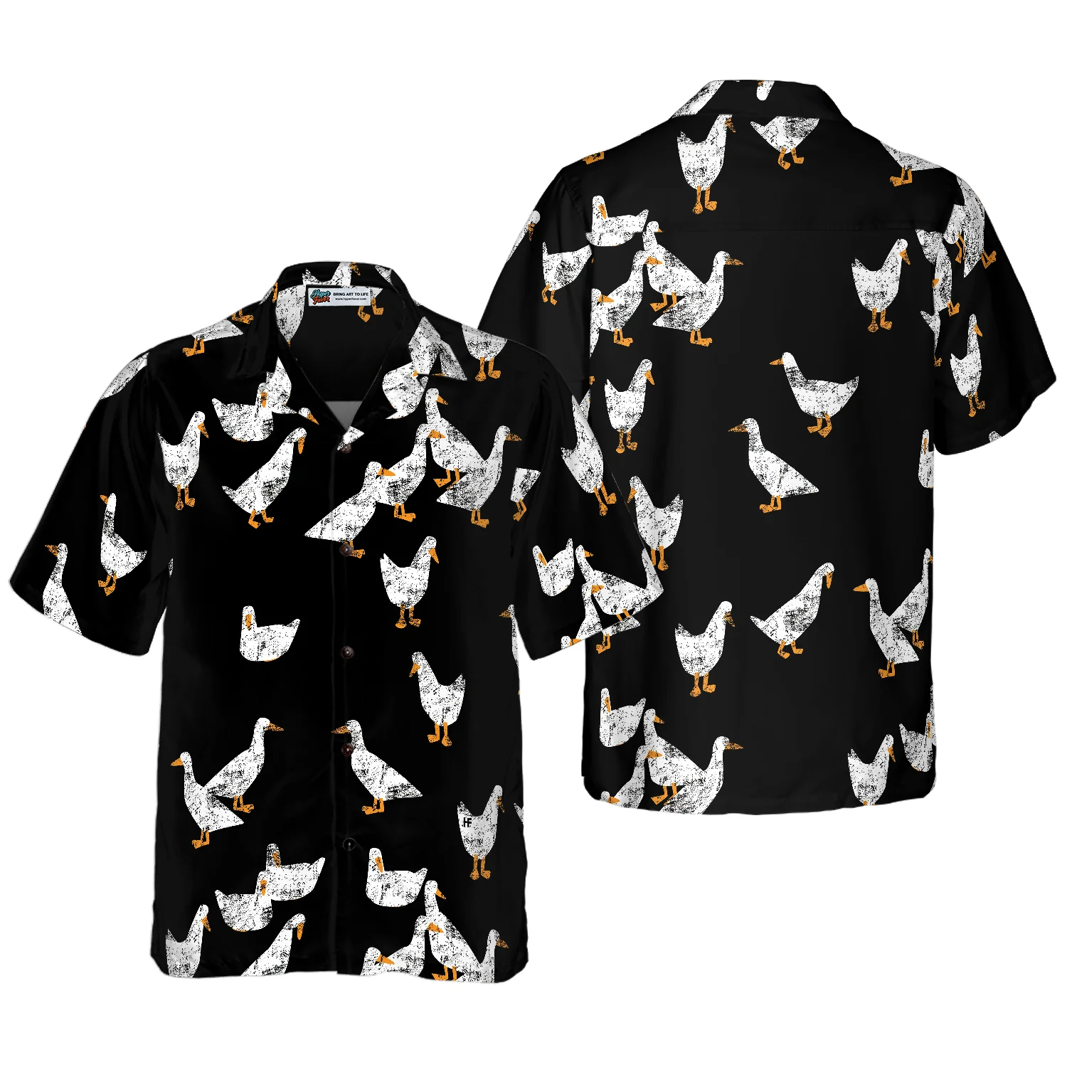 The Walking Ducks Hawaiian Shirt Aloha Shirt For Men and Women