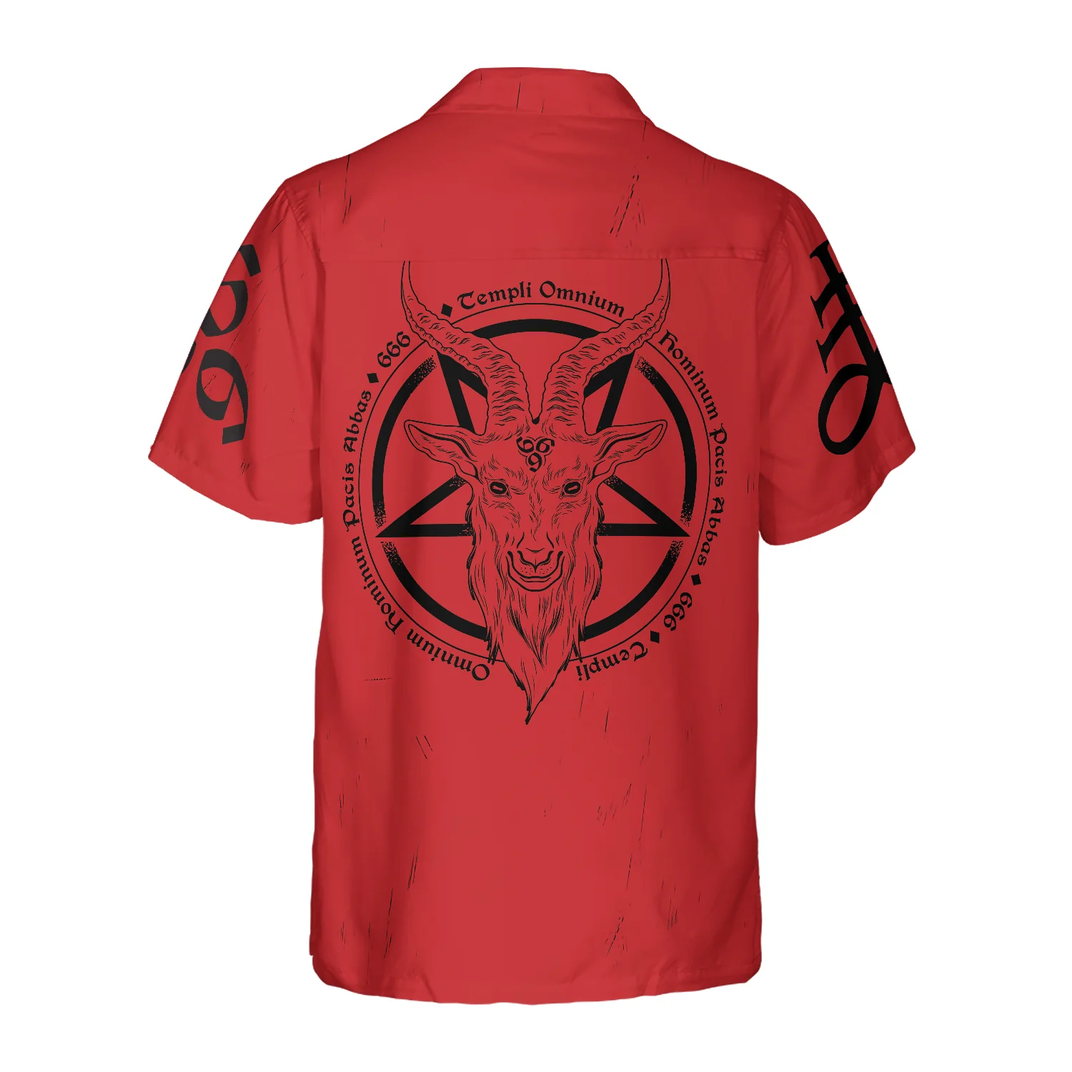 Satanic Demon Goat Hawaiian Shirt Aloha Shirt For Men and Women