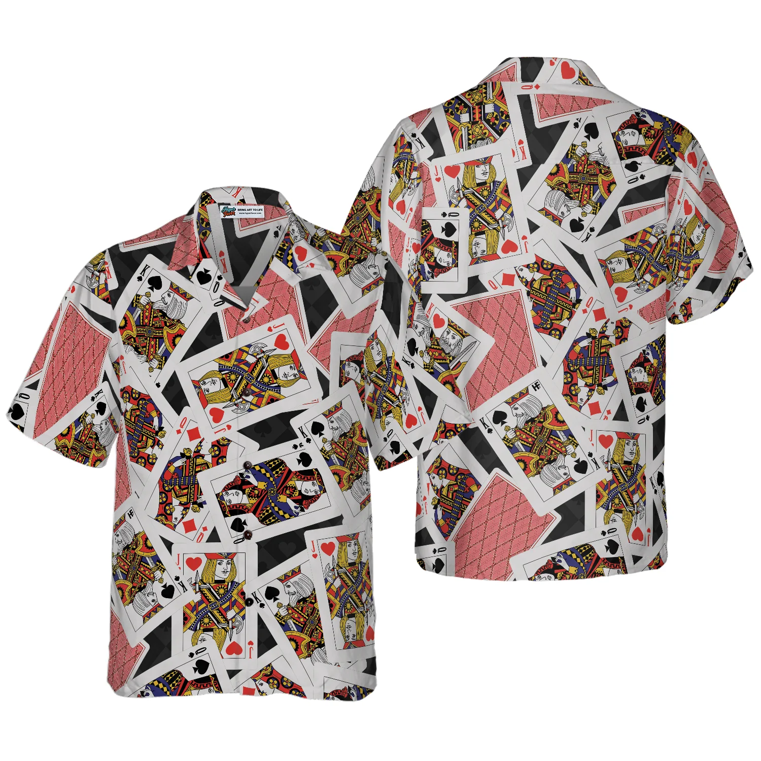 Gambling Poker Card Hawaiian Shirt Aloha Shirt For Men and Women