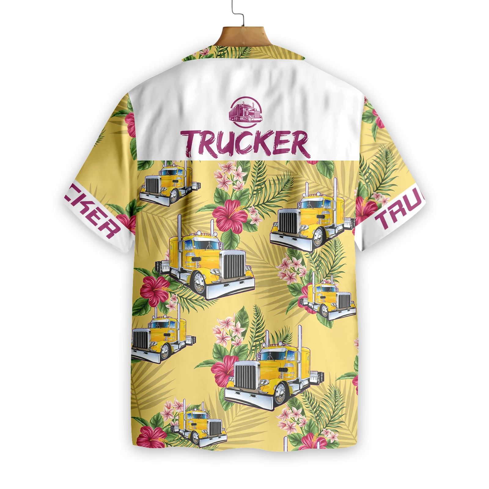 Trucker Hawaiian Shirt Aloha Shirt For Men and Women