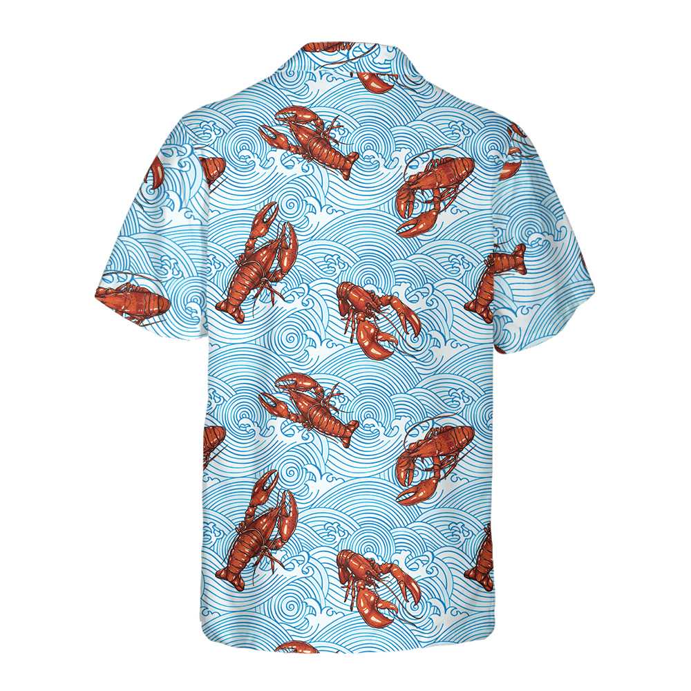 Aloha Lobster Hawaiian Shirt Unique Lobster Shirt Lobster Print Shirt For Adults Aloha Shirt For Men and Women