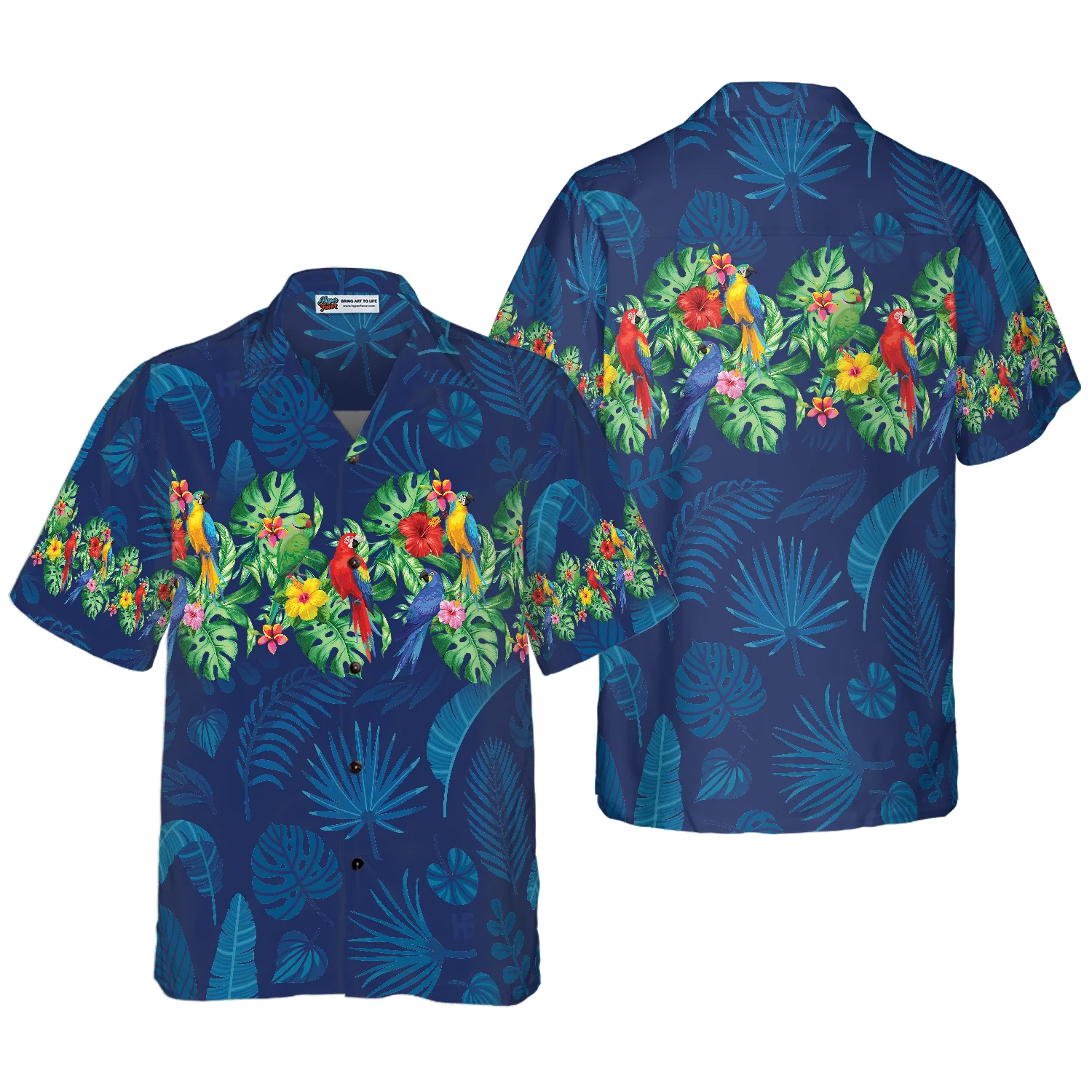 Parrot Aloha Shirt Hawaiian Shirt Aloha Shirt For Men and Women