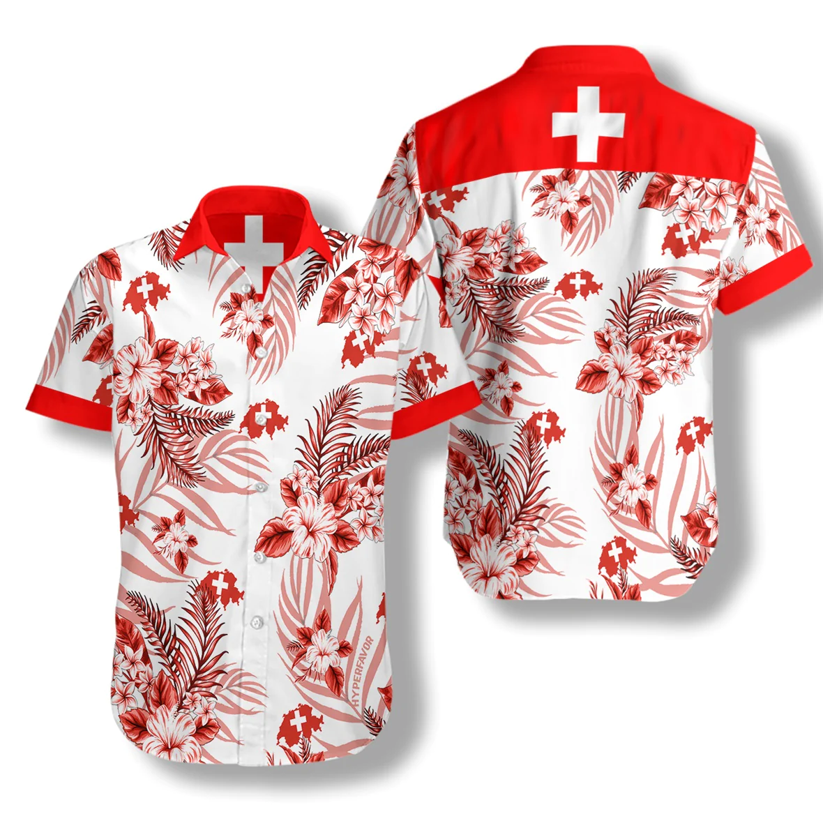 Switzerland Hawaiian Shirt Aloha Shirt For Men and Women