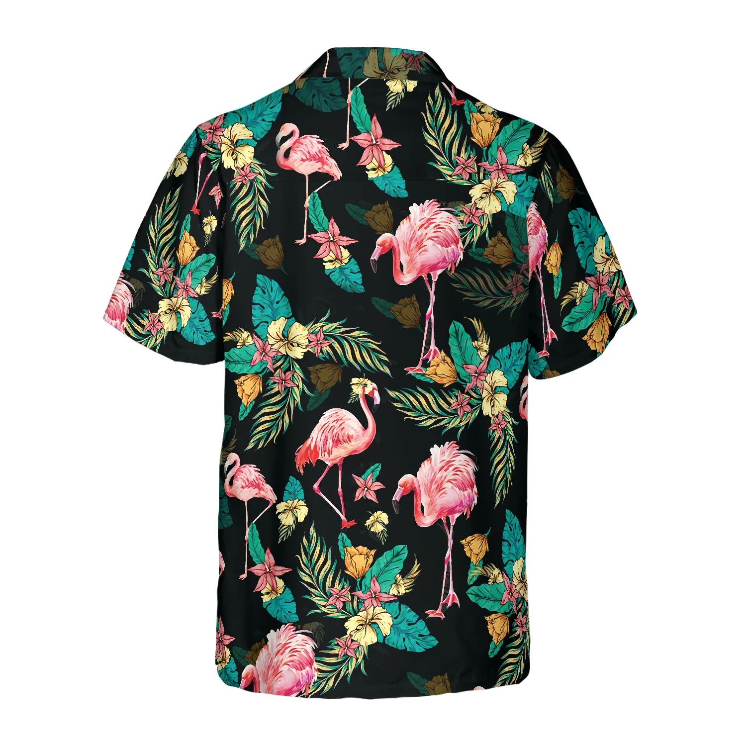 Flamingo Tropical Pattern V2 Hawaiian Shirt Aloha Shirt For Men and Women