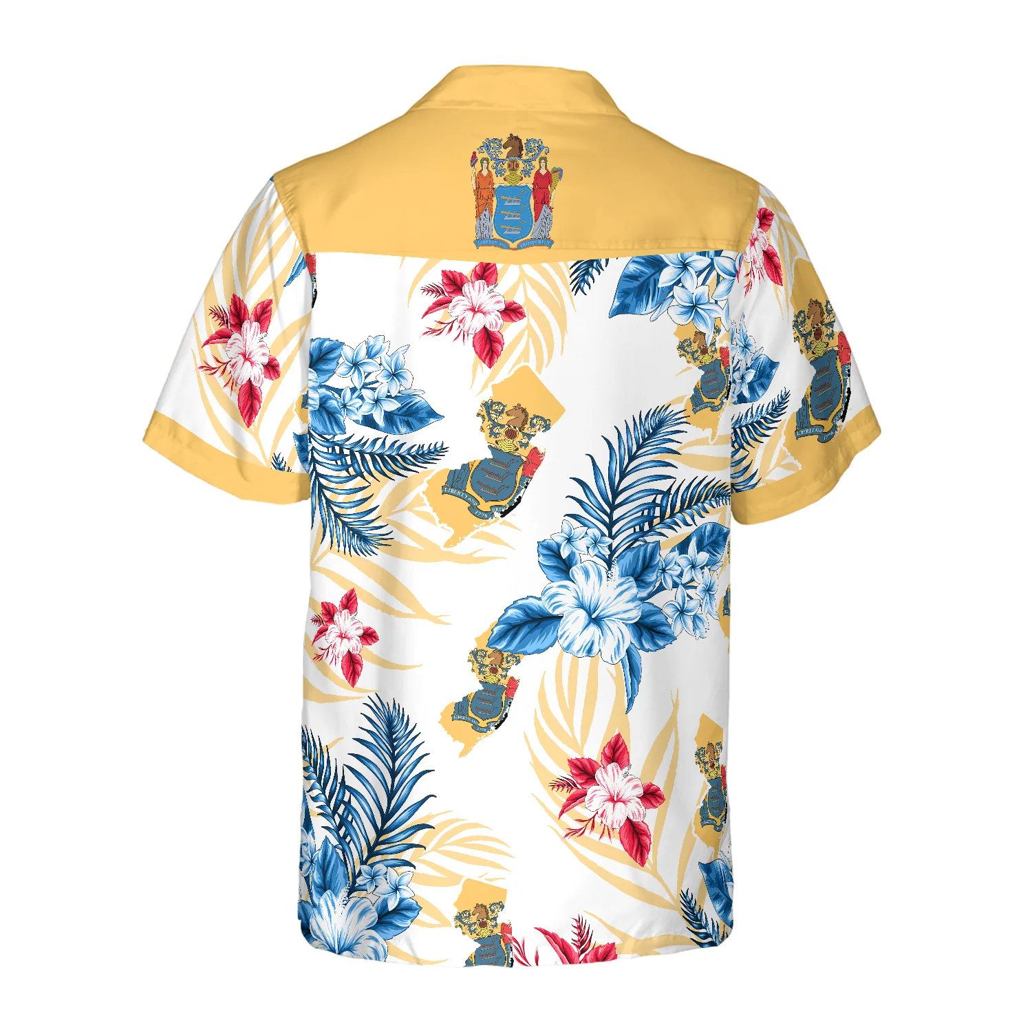 New Jersey Proud Hawaiian Shirt Aloha Shirt For Men and Women