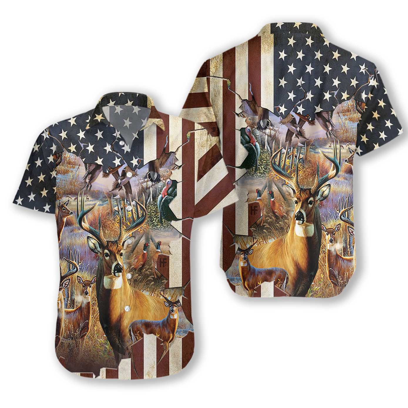 American Hunter Hawaiian Shirt Aloha Shirt For Men and Women