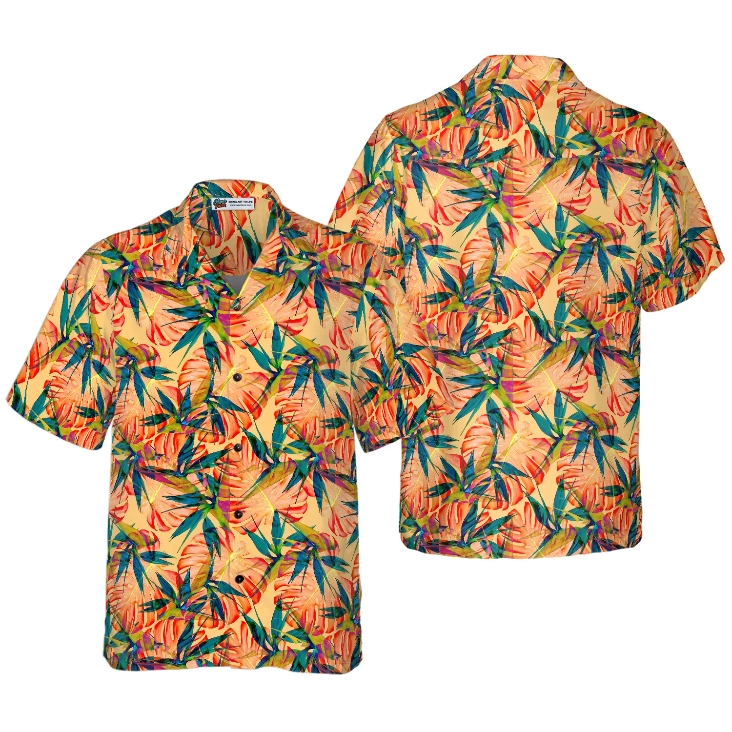 Tropical Seamless Pattern 4 Hawaiian Shirt Aloha Shirt For Men and Women