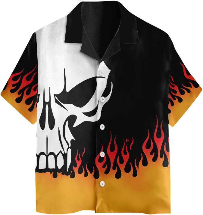 I Live To Ride Hawaiian Shirt Unique Skull Motocycle Shirt Best Gift For Bikers Aloha Shirt For Men and Women