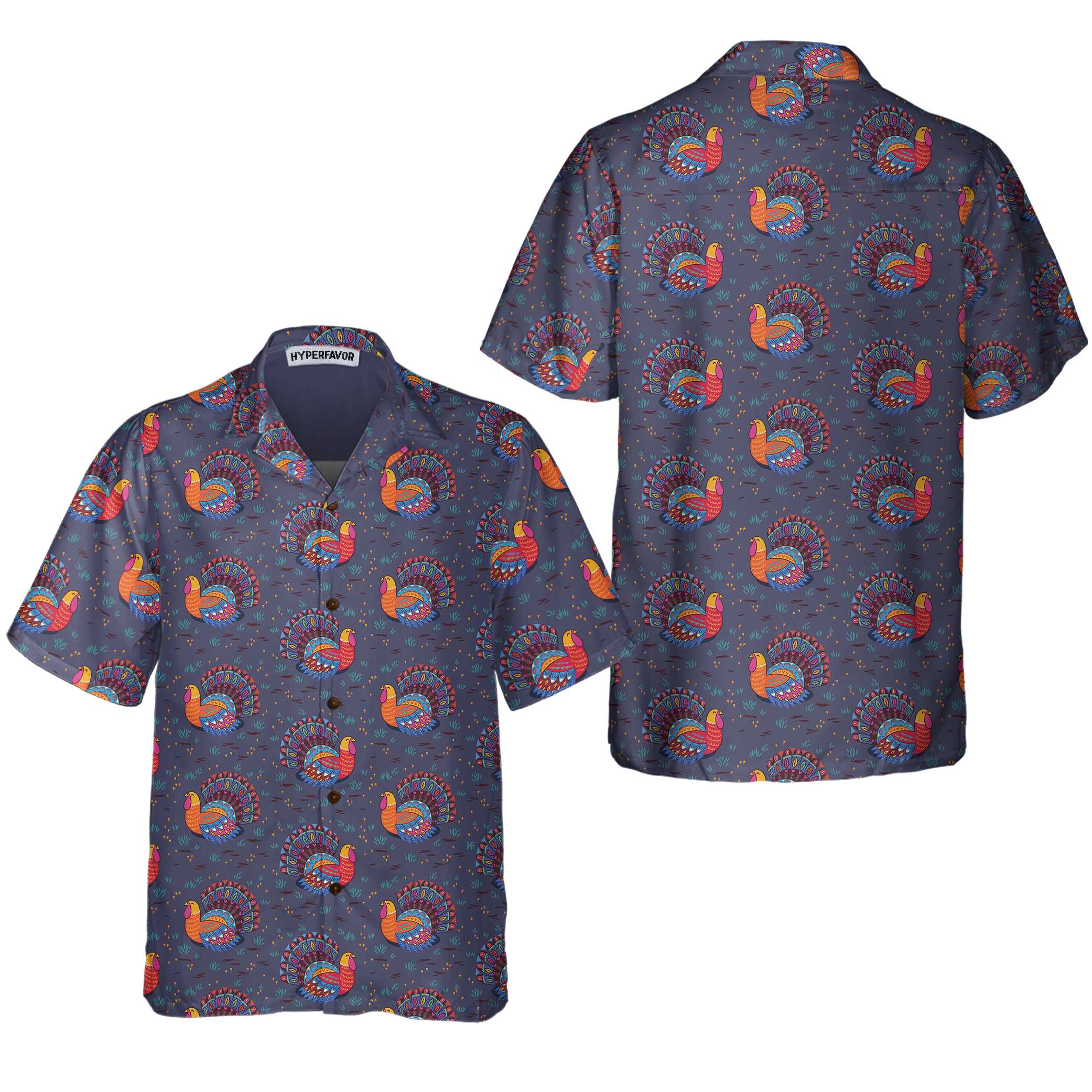 Cute Turkeys For Thanksgiving Hawaiian Shirt Cute Turkey Gift For Thanksgiving Aloha Shirt For Men and Women