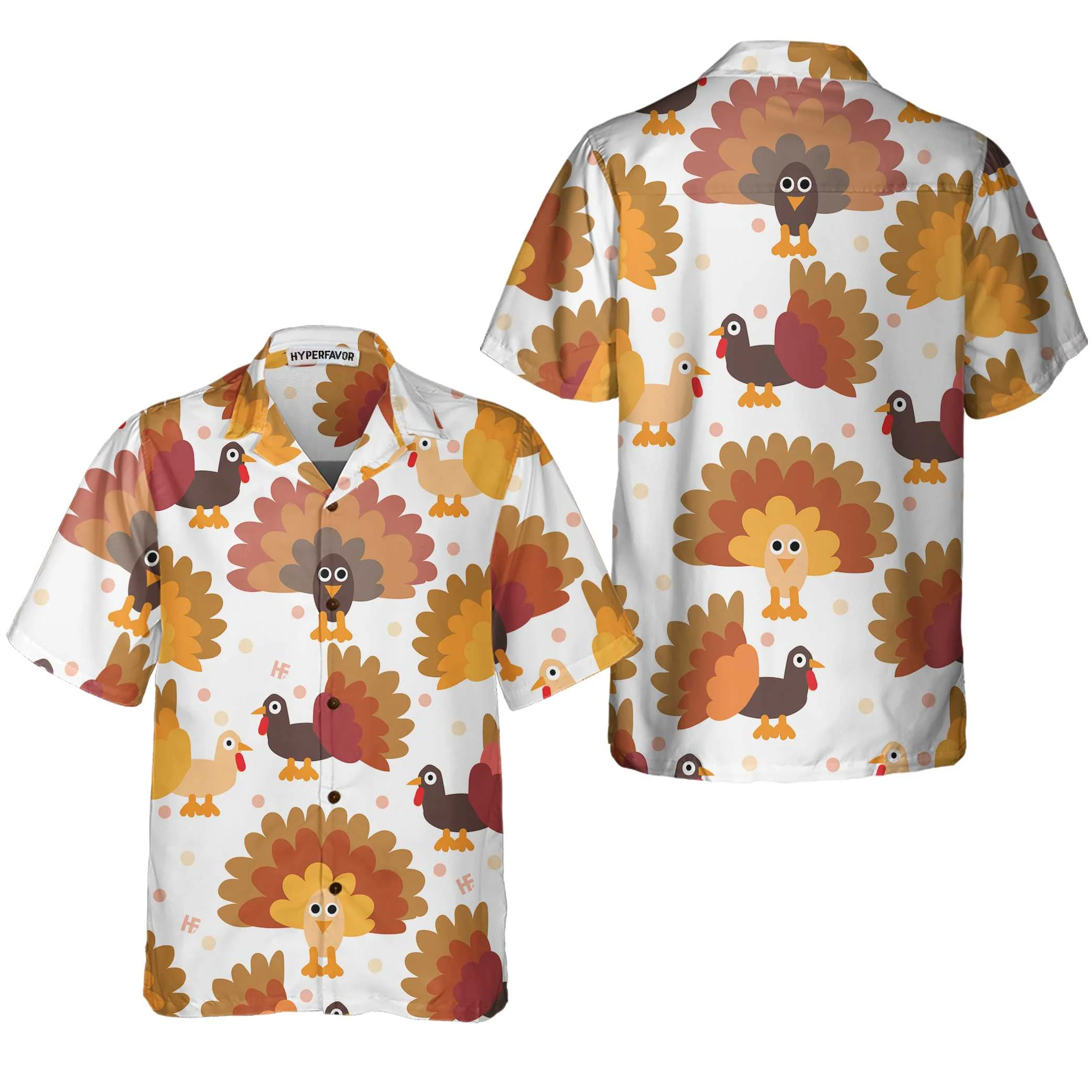 Lots Of Turkeys Thanksgiving Hawaiian Shirt Thanksgiving Gobble Shirt Gift For Thanksgiving Day Aloha Shirt For Men and Women