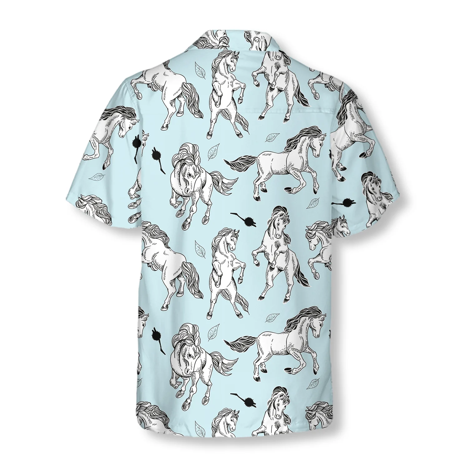 Horse Seamless Pattern Shirt Hawaiian Shirt Aloha Shirt For Men and Women