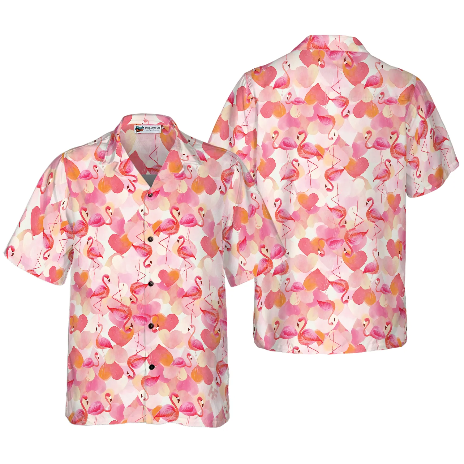 Flamingo 25 Hawaiian Shirt Aloha Shirt For Men and Women