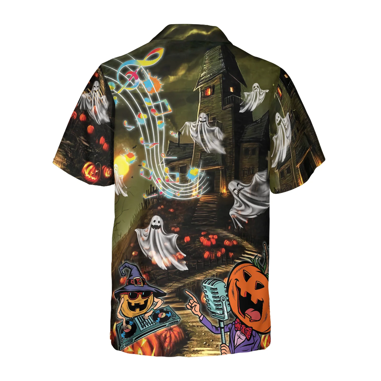 Music Night Halloween Hawaiian Shirt Halloween Shirt Aloha Shirt For Men and Women