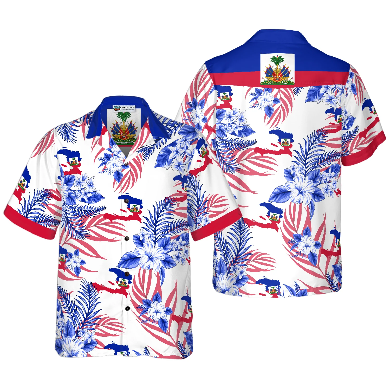 Haiti Proud Hawaiian Shirt Aloha Shirt For Men and Women