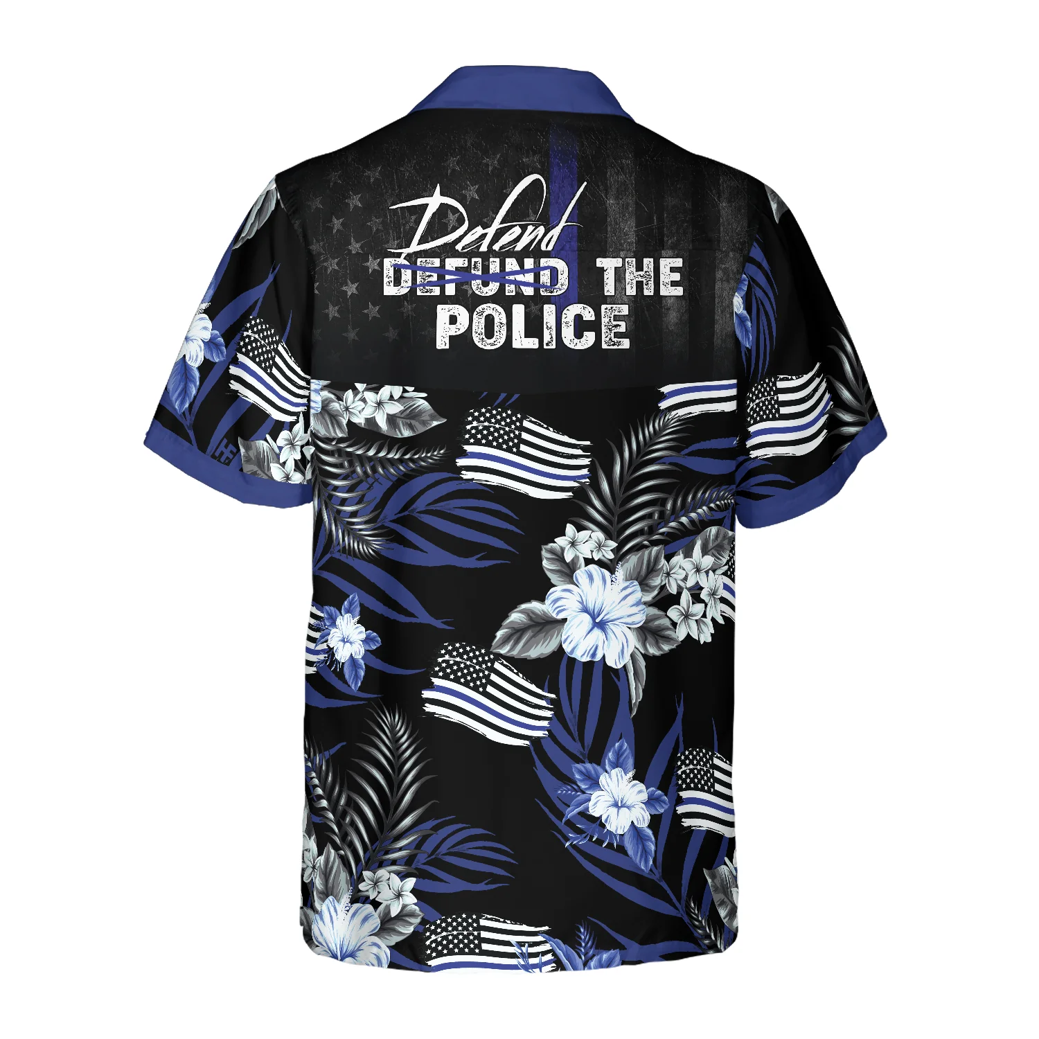 Defend The Police Hawaiian Shirt Aloha Shirt For Men and Women