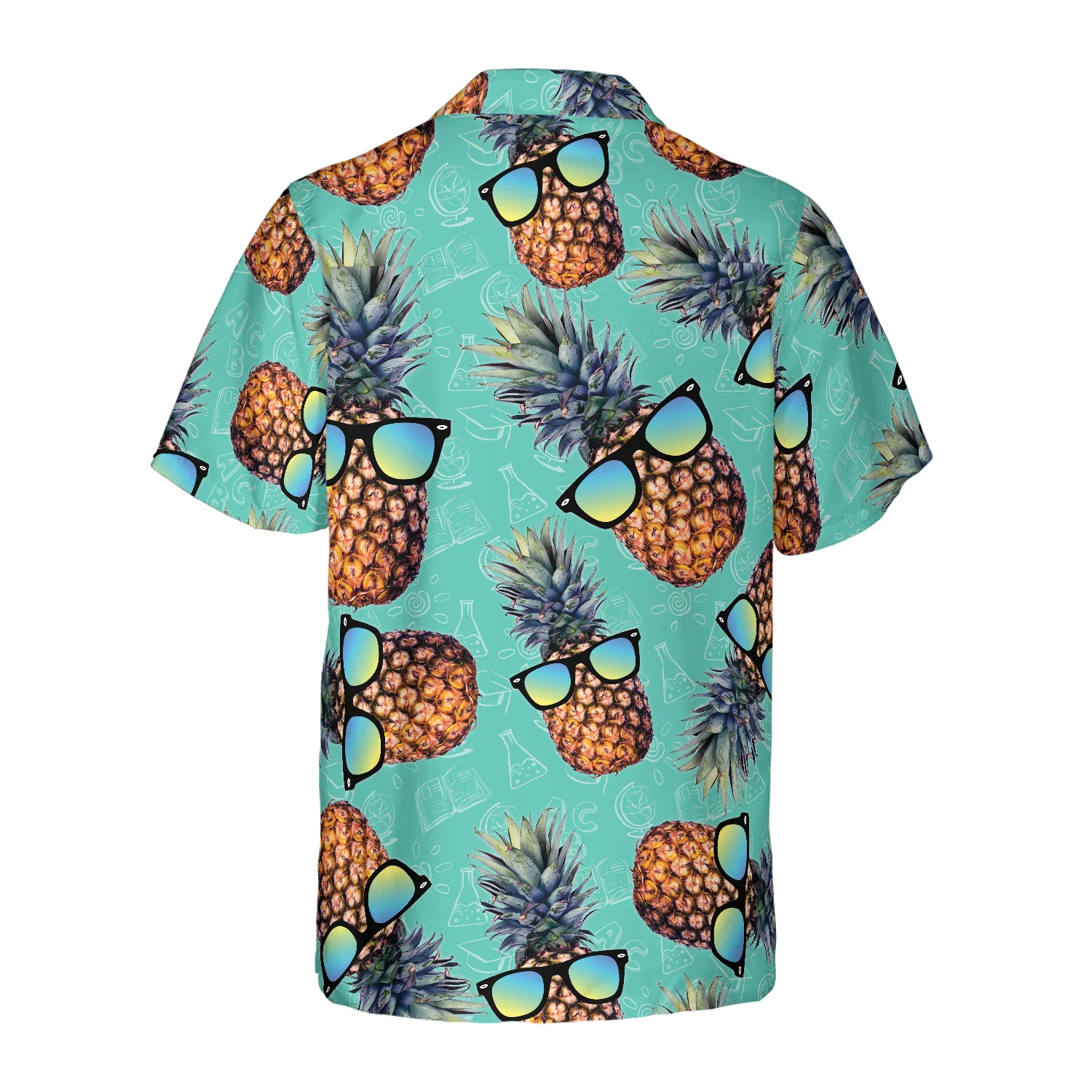 Chill Pineapple Teacher Hawaiian Shirt Teacher Shirt Best Gift For Teachers Aloha Shirt For Men and Women