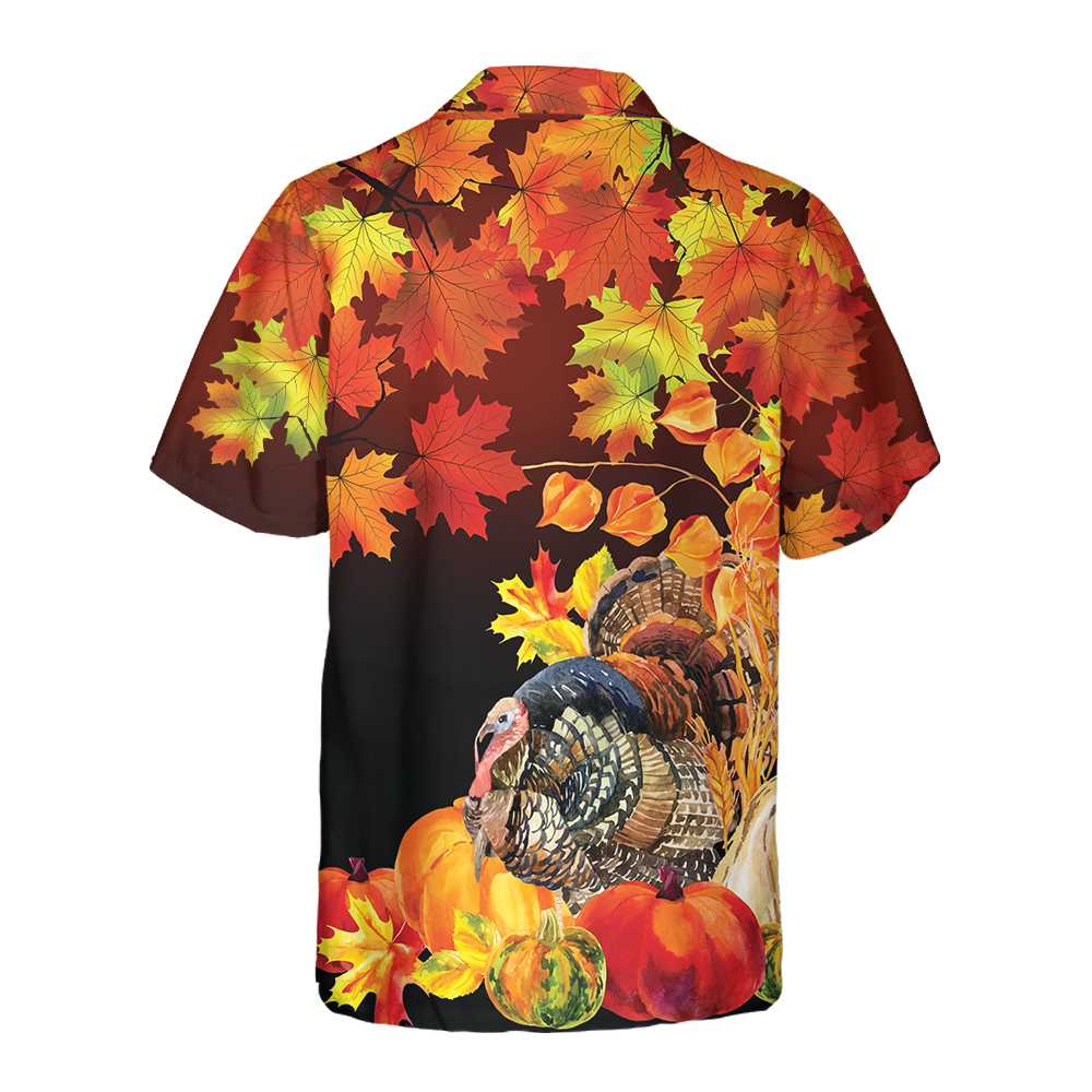 Thanksgiving Turkey Birds With Harvest Hawaiian Shirt Thanksgiving Gobble Shirt Funny Gift For Thanksgiving Day Aloha Shirt For Men and Women