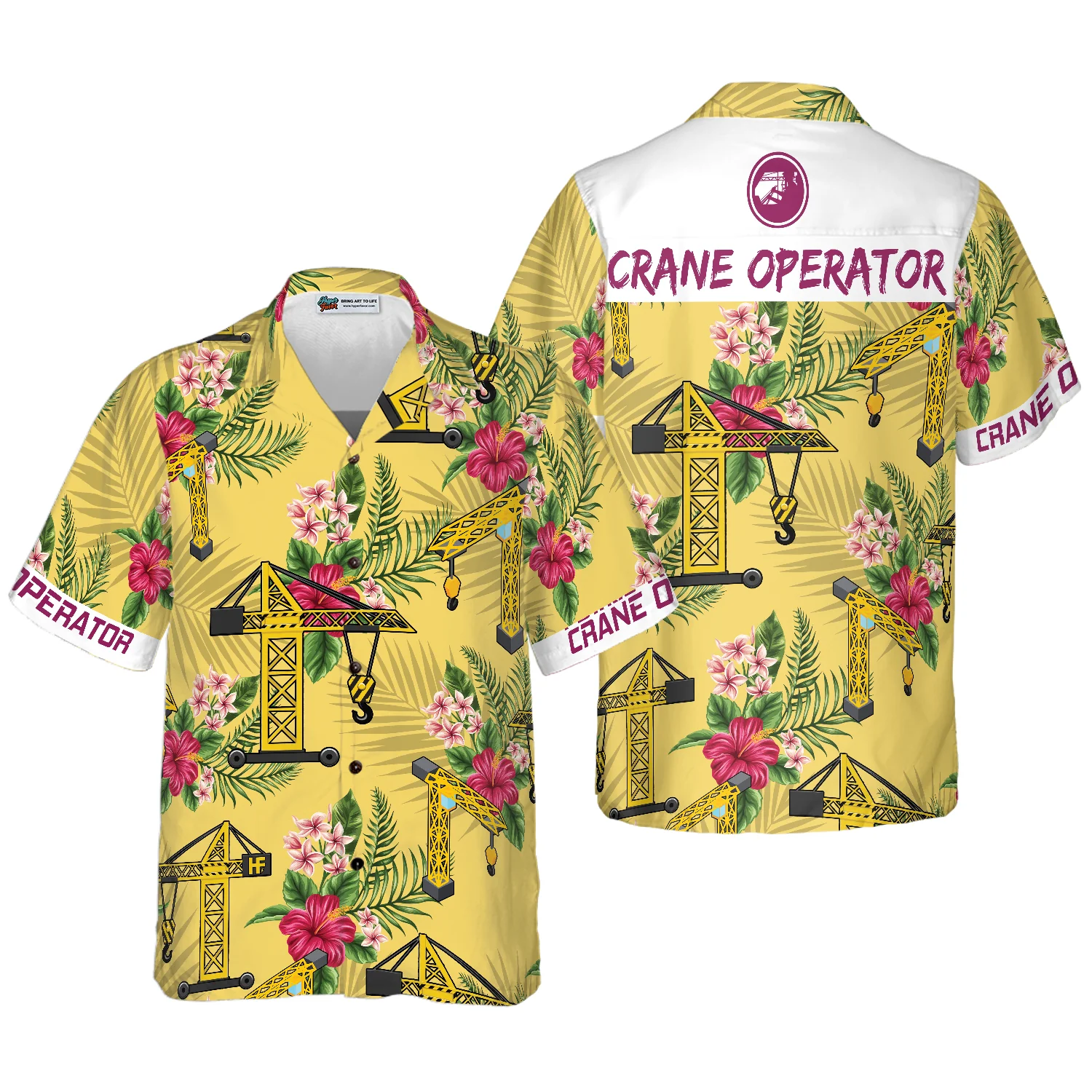 Crane Operator Hawaiian Shirt Aloha Shirt For Men and Women