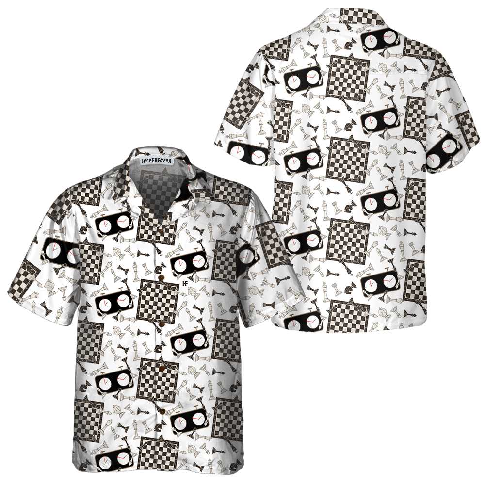 Chess Player Hawaiian Shirt Unique Chess Shirt  Women Gift For Chess Player Aloha Shirt For Men and Women