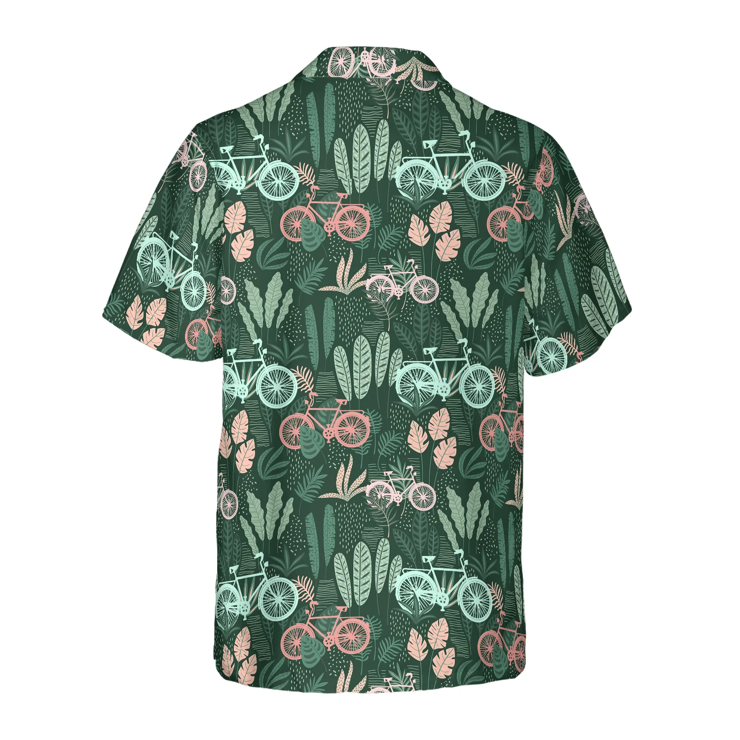 Cycling Tropical Hawaiian Shirt Aloha Shirt For Men and Women