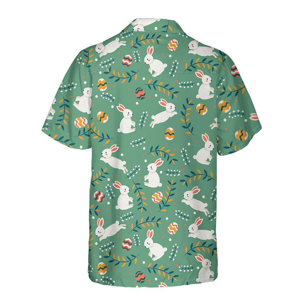 Easter Egg And Bunny Hawaiian Shirt Easter Bunny Shirt Funny Easter Shirt  Easter Gift Ideas Aloha Shirt For Men and Women