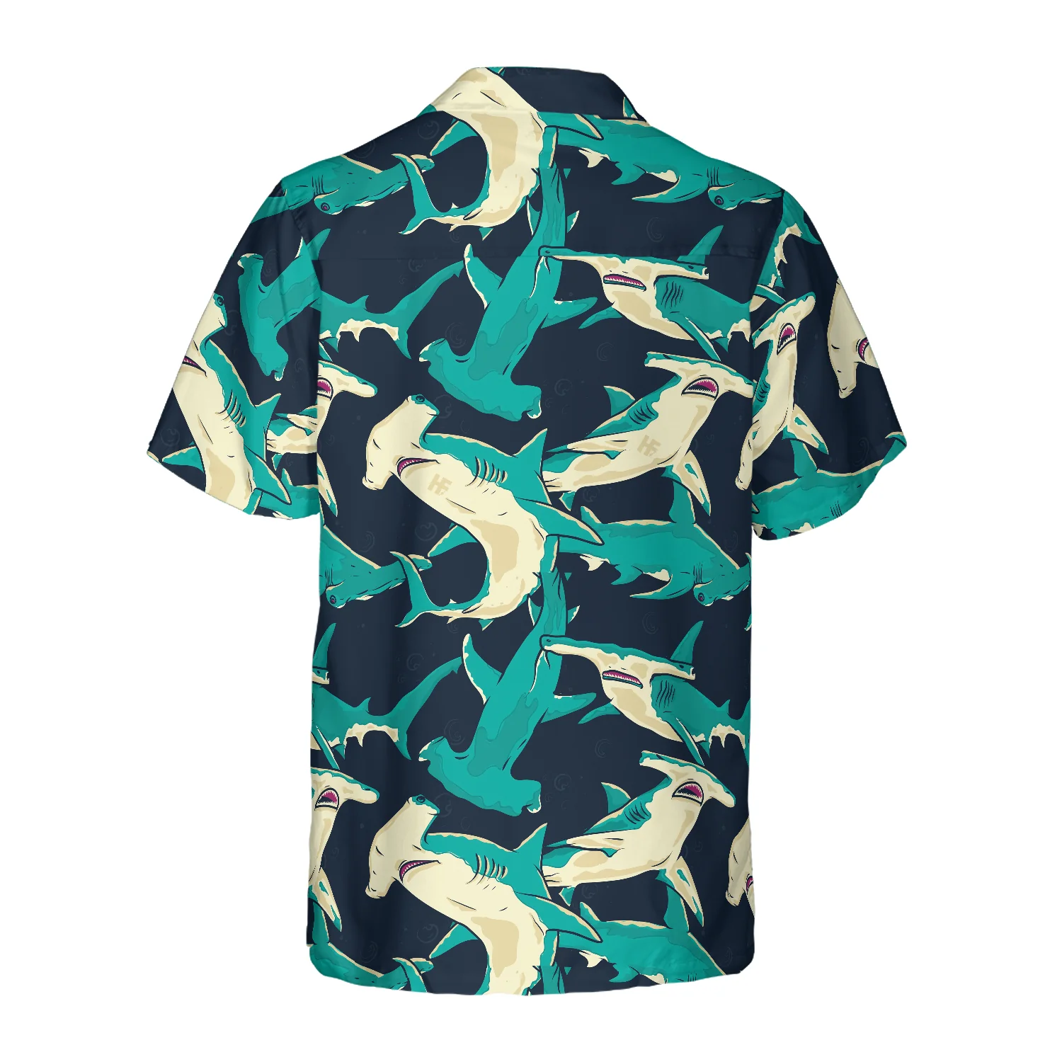 Hammerhead Shark Pattern Hawaiian Shirt Aloha Shirt For Men and Women