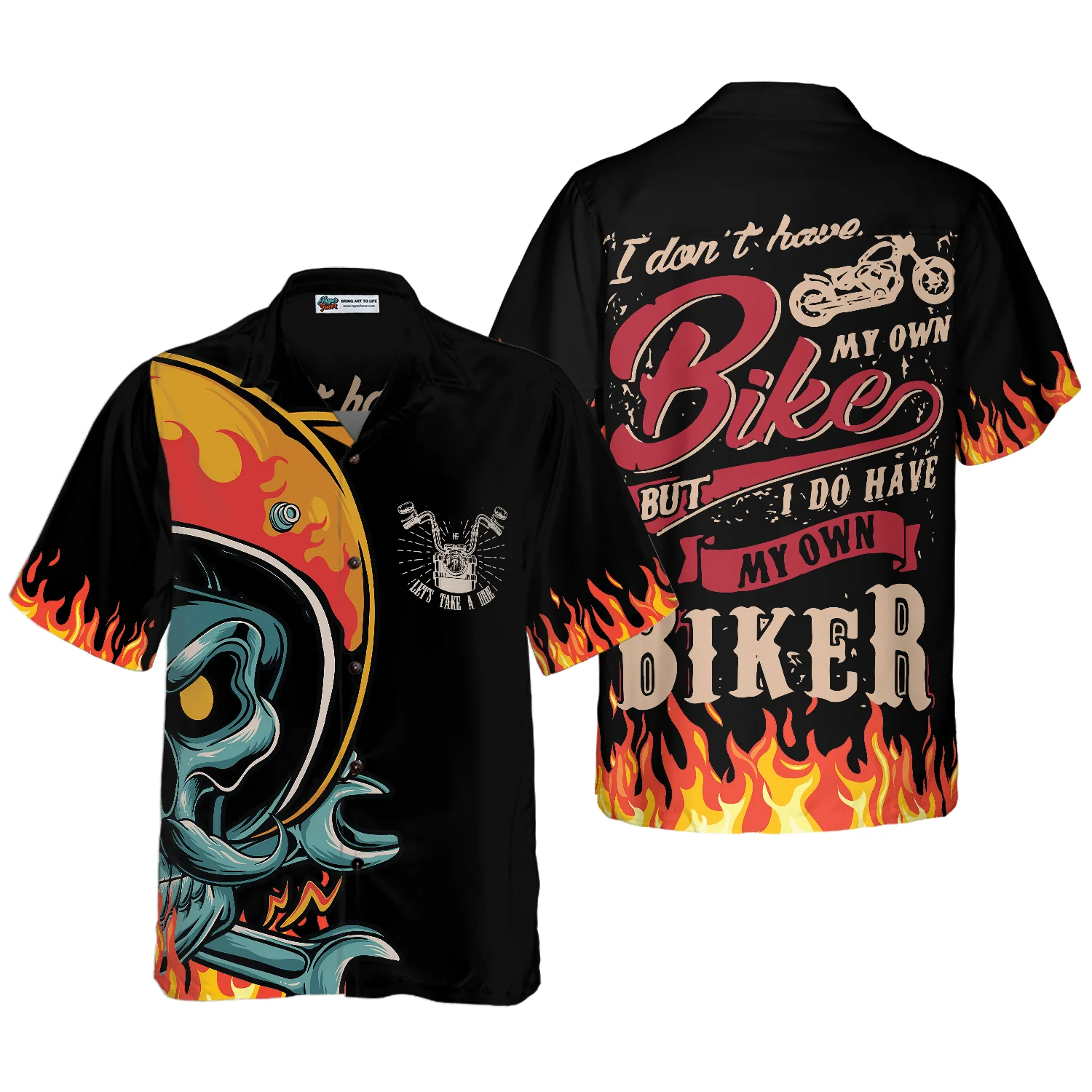 Have Your Own Biker Hawaiian Shirt Aloha Shirt For Men and Women