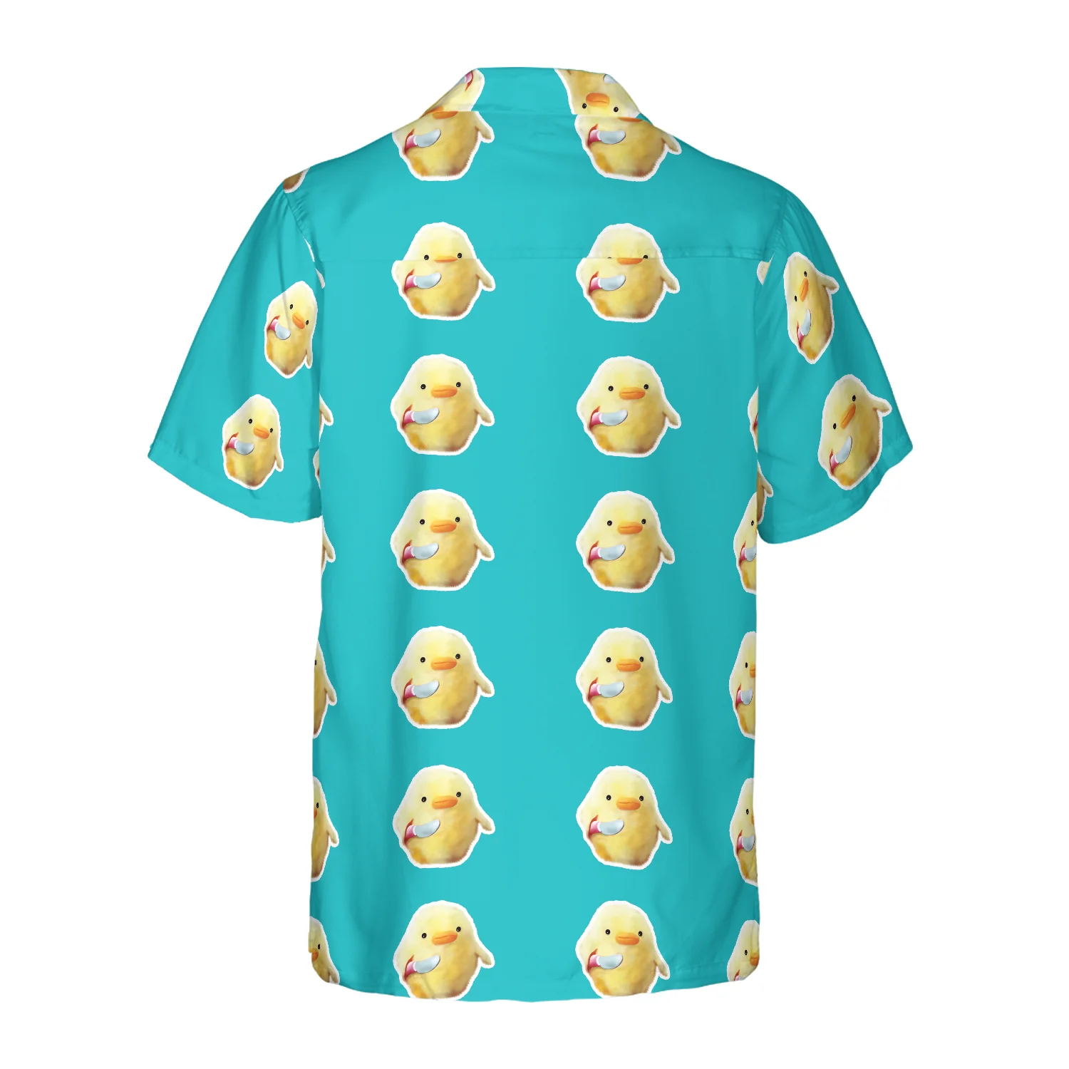 Funny Duck With Knife Hawaiian Shirt Aloha Shirt For Men and Women